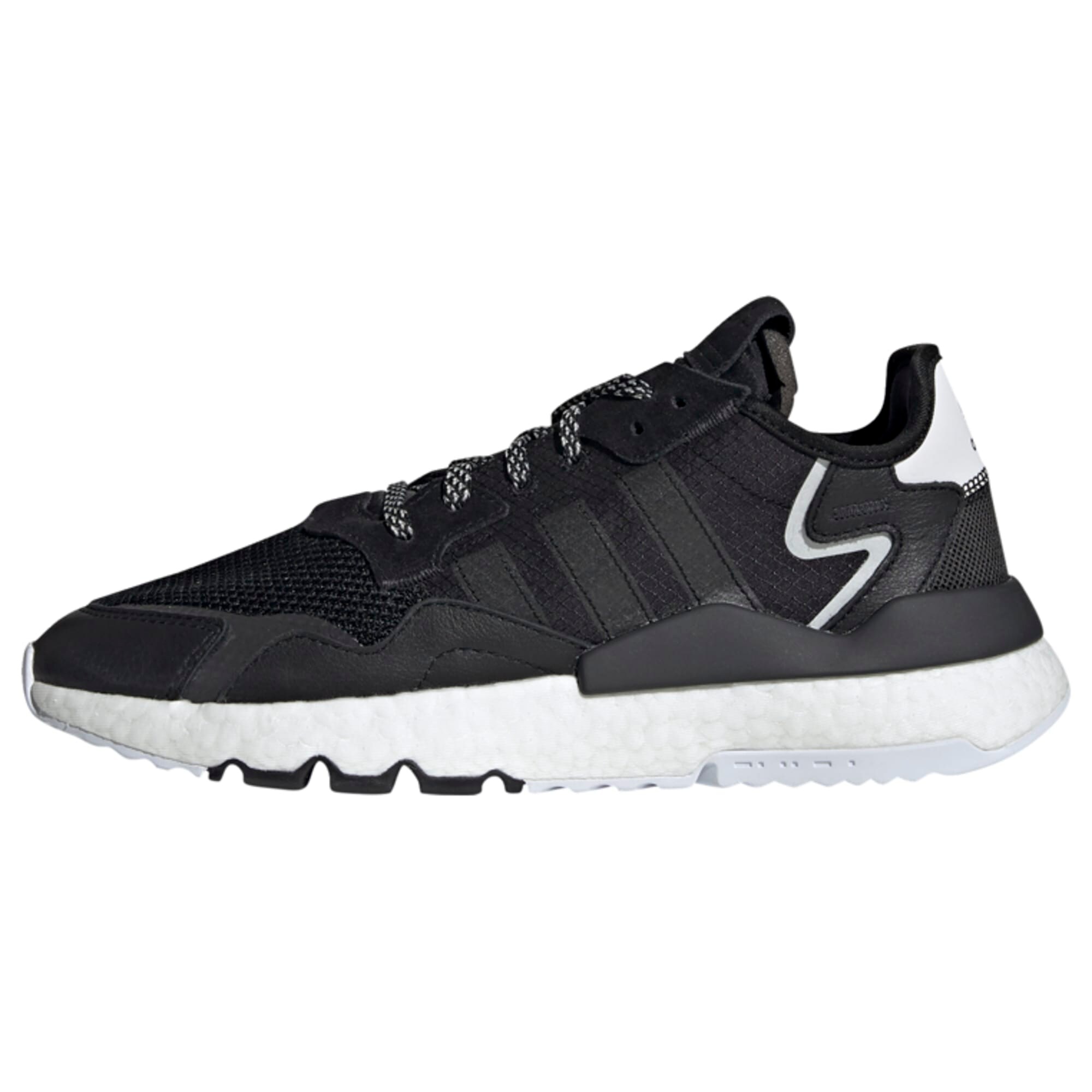 ADIDAS ORIGINALS Sportbačiai be auliuko 'NITE JOGGER'  juoda / balta