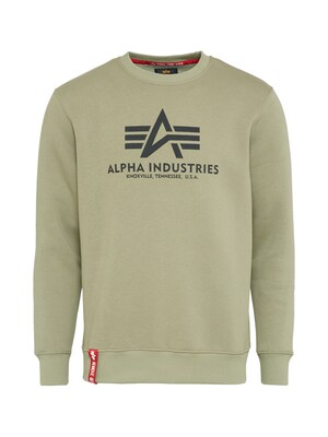ALPHA INDUSTRIES Sudadera  caqui / negro