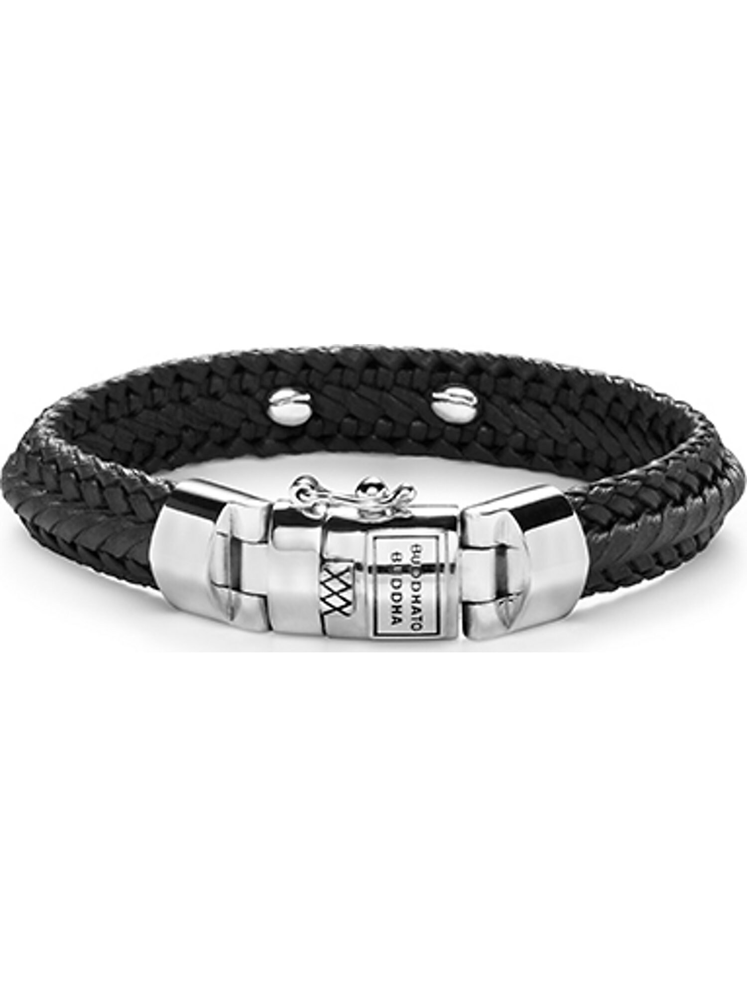 Buddha to Buddha Armband schwarz / silber