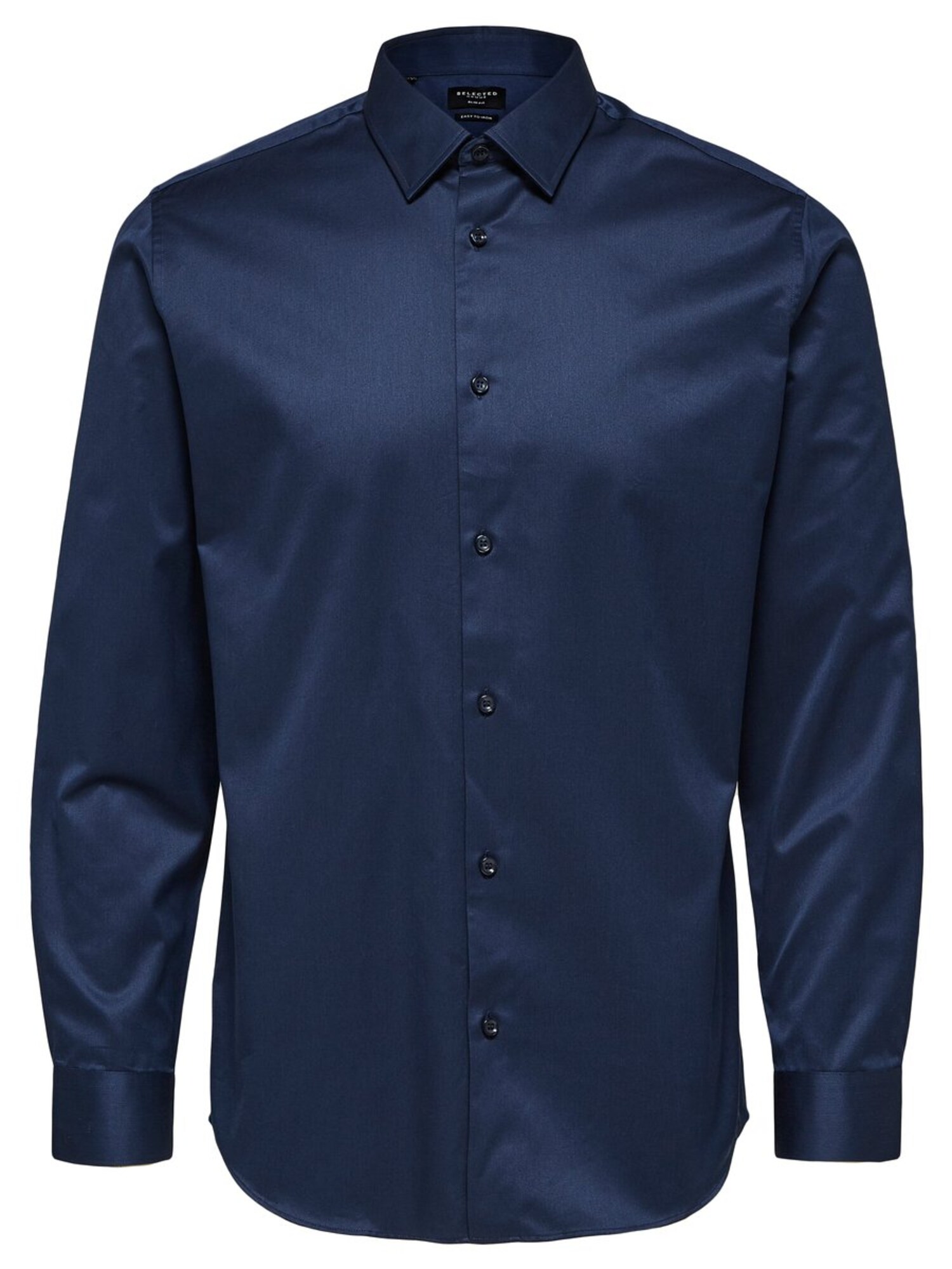 Selected Homme Heren Overhemd Slhslimpen Pelle Shirt Ls B Noos Navy selected homme kopen in de aanbieding