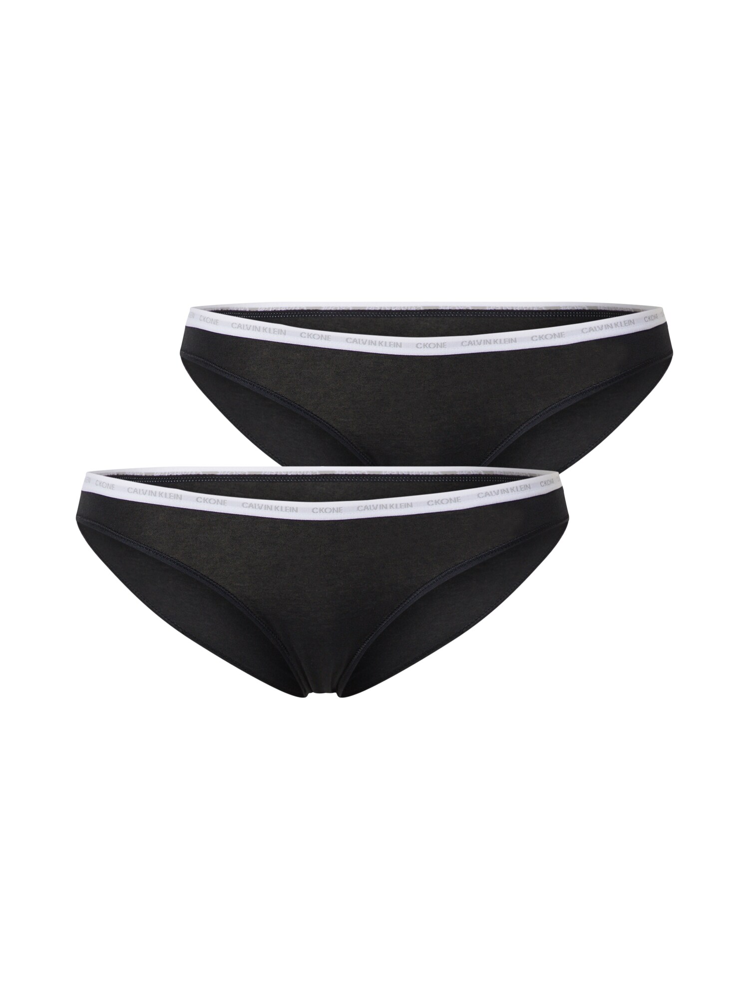 Calvin Klein Underwear Moteriškos kelnaitės  juoda / balta