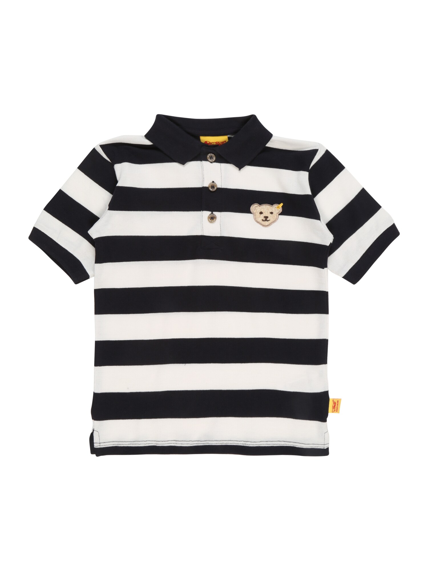 Steiff Collection Jongens Shirt Nachtblauw Wit steiff collection kopen in de aanbieding