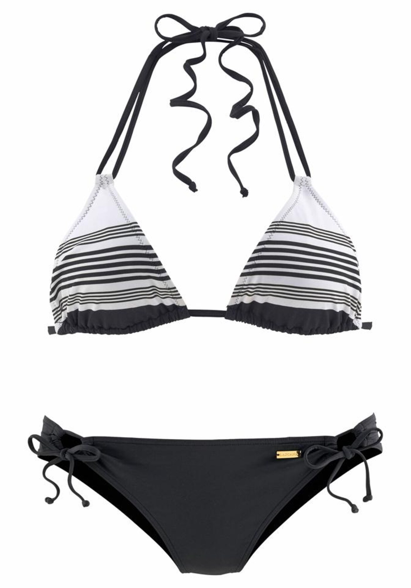 JETTE Bikiny  čierna / biela