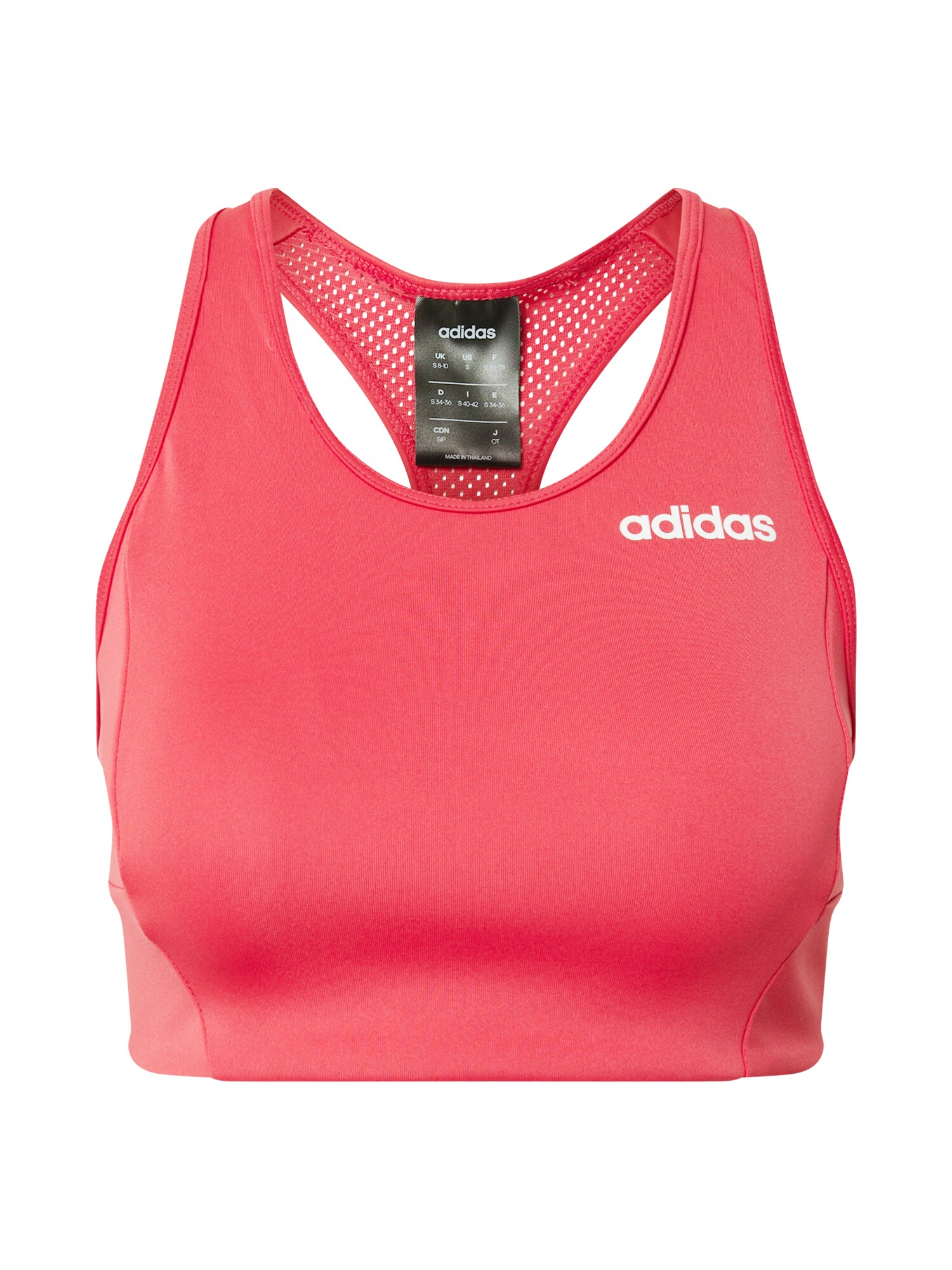 ADIDAS PERFORMANCE Sportinė liemenėlė 'W D2M BT'  balta / rožinė