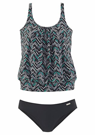 LASCANA, Tankini, fekete