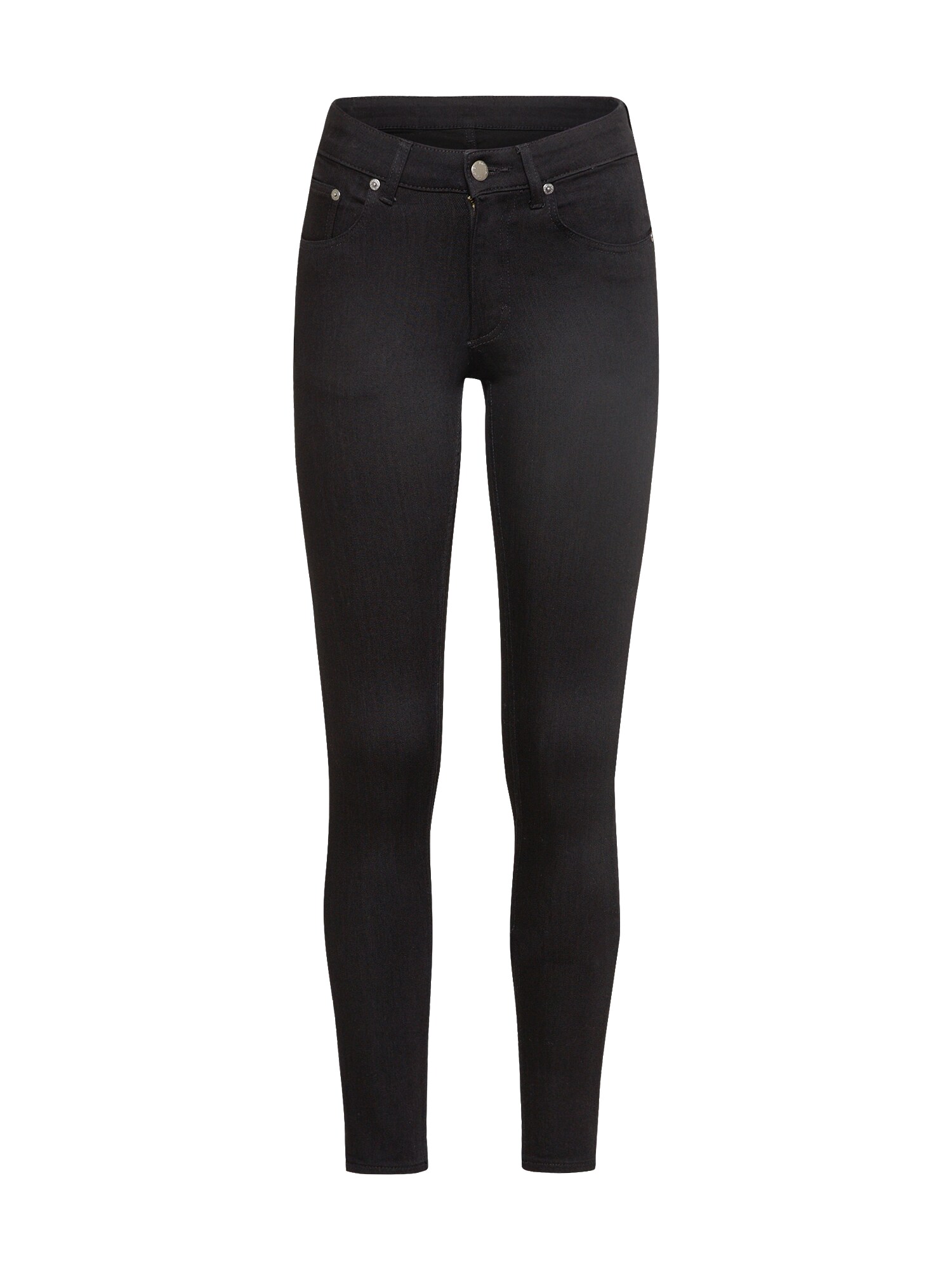 Cheap Monday Dames Jeans Mid Skin Zwart cheap monday kopen in de aanbieding