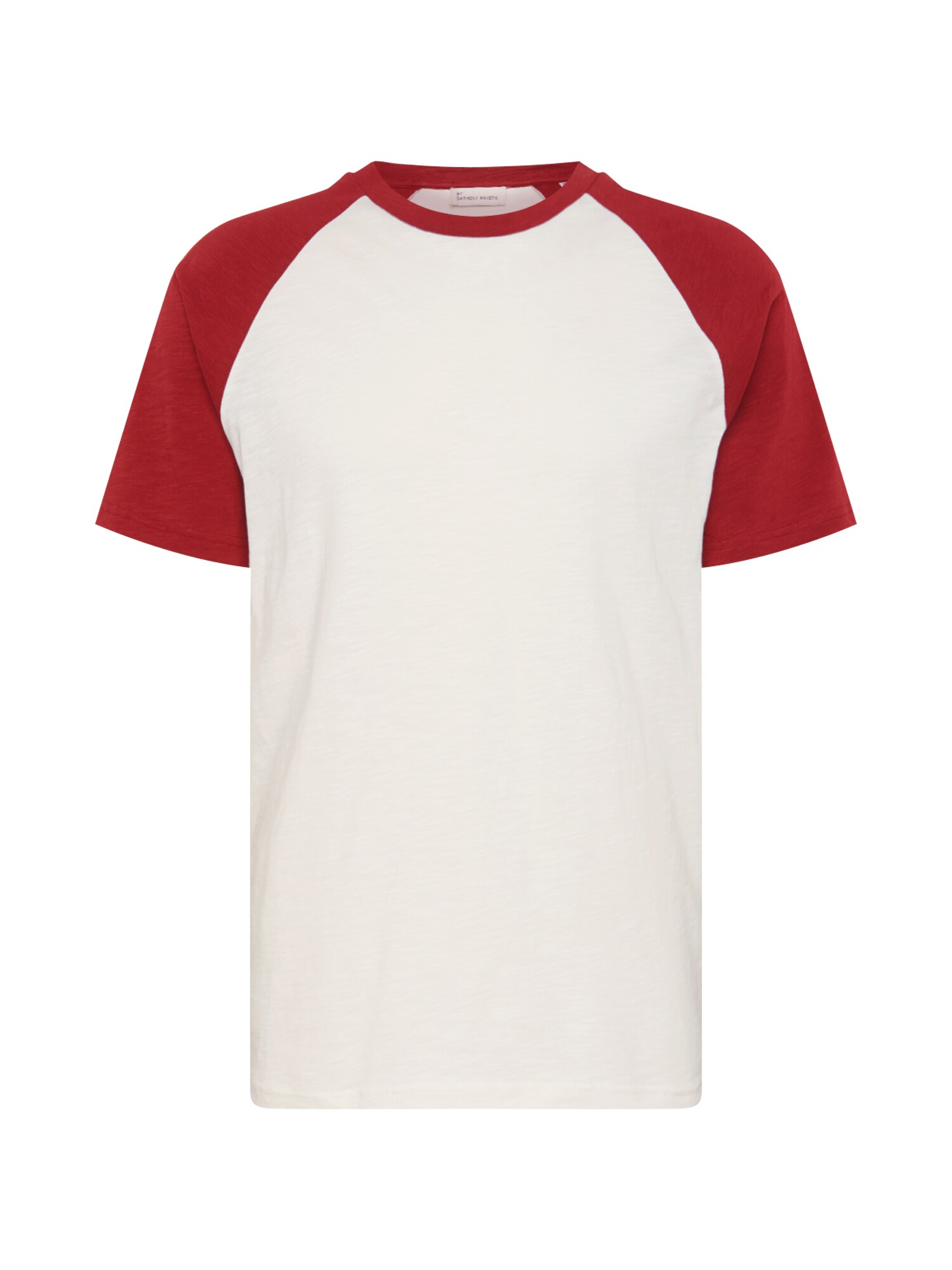 By Garment Makers Marškinėliai 'Sven'  vyno raudona spalva / balta