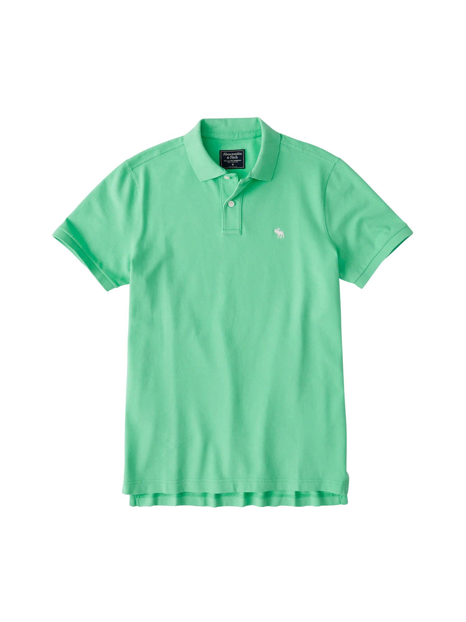 Abercrombie Fitch Heren Shirt Core Polo T5 Mintgroen abercrombie fitch kopen in de aanbieding