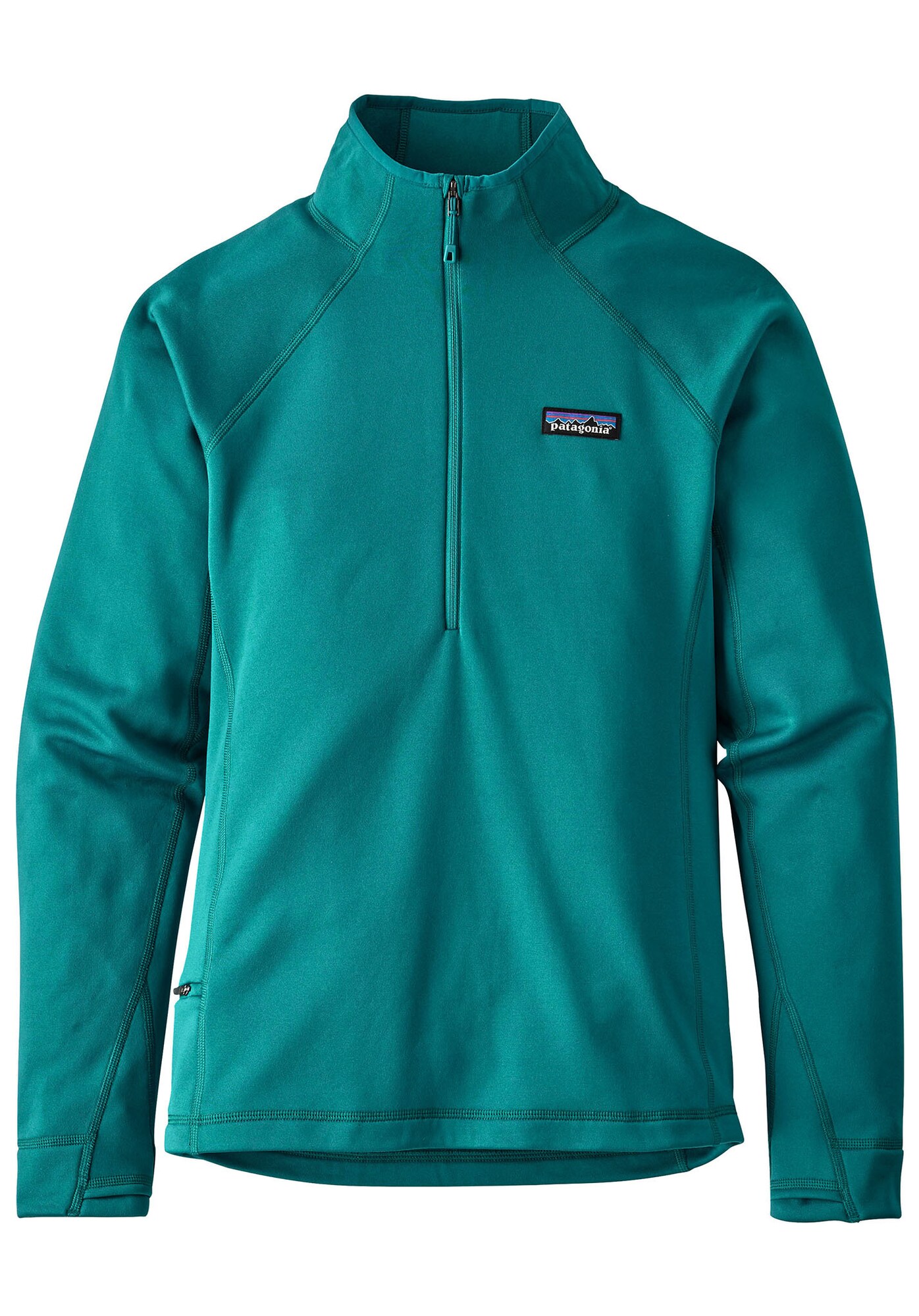 Patagonia Heren Funktionele Fleece Jas Crosstrek 14 Zip Turquoise patagonia kopen in de aanbieding