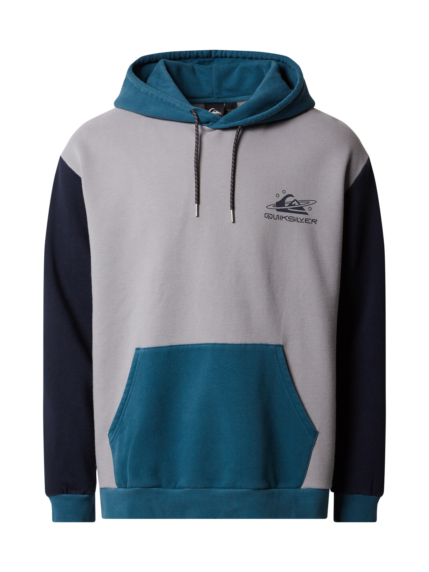 QUIKSILVER Sportinio tipo megztinis  pilka / juoda / žalia