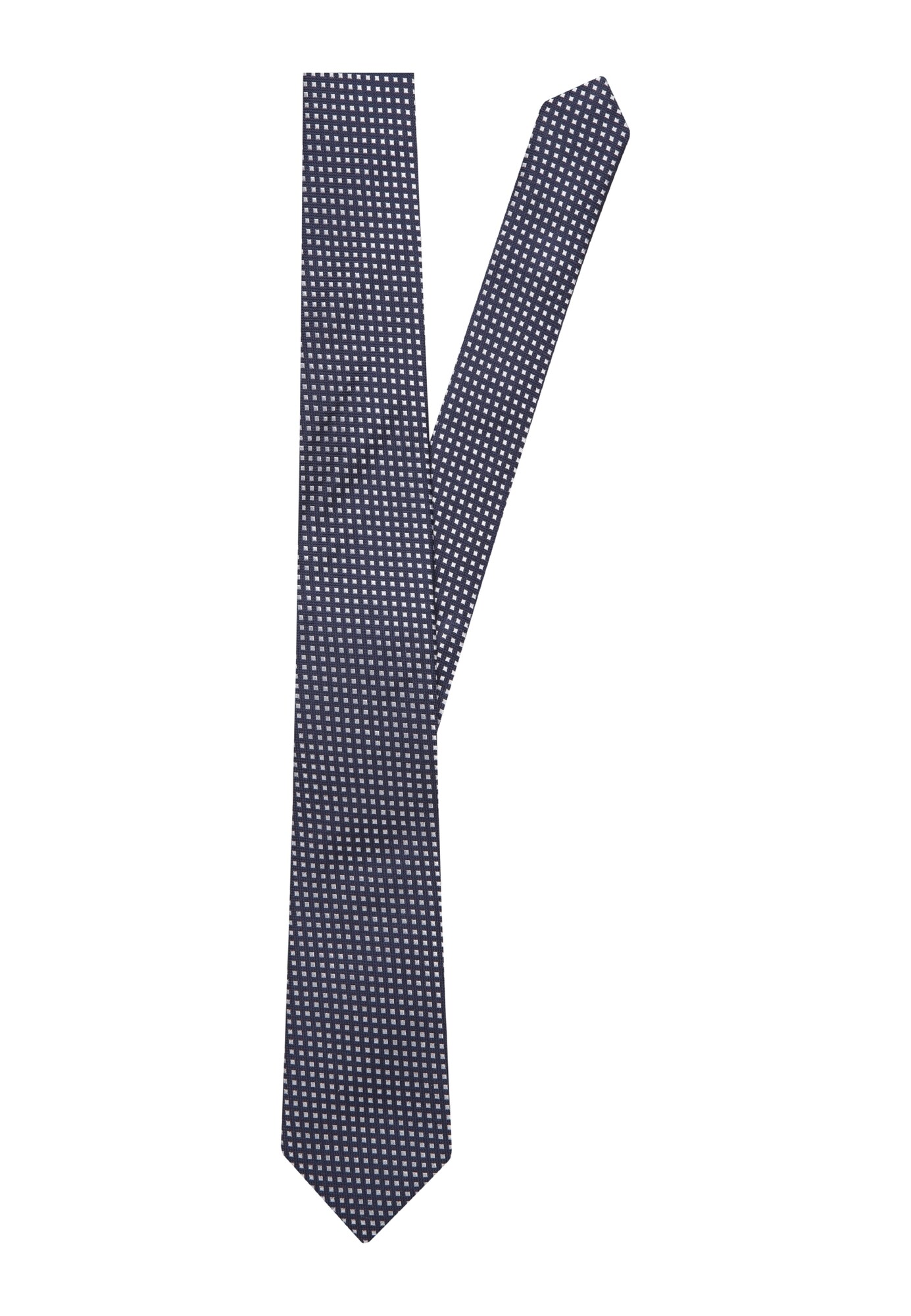 Seidensticker Heren Stropdas Schwarze Rose Nachtblauw Wit seidensticker kopen in de aanbieding