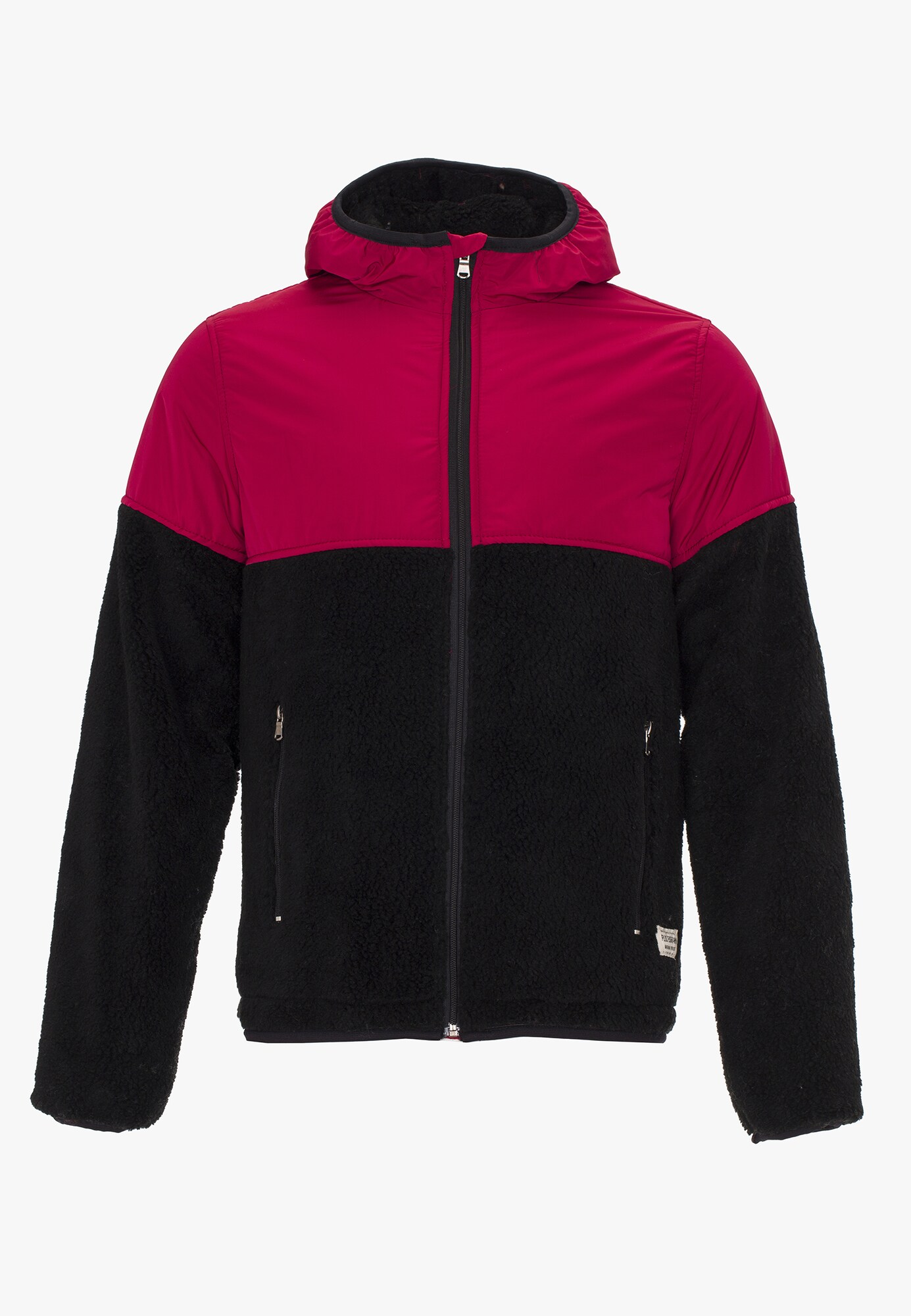 Plus Eighteen Heren Tussenjas Rood Zwart plus eighteen kopen in de aanbieding