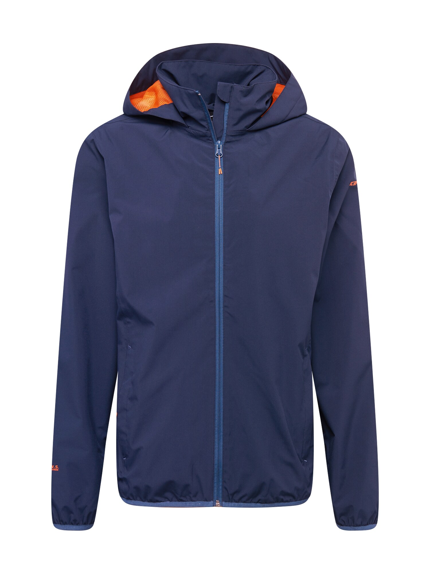ICEPEAK Sportinė striukė 'BANNISTER'  tamsiai mėlyna / oranžinė