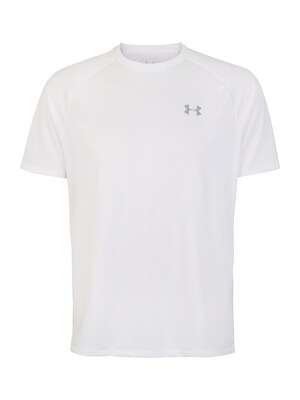 UNDER ARMOUR Camiseta funcional 'Tech 2.0'  gris / blanco