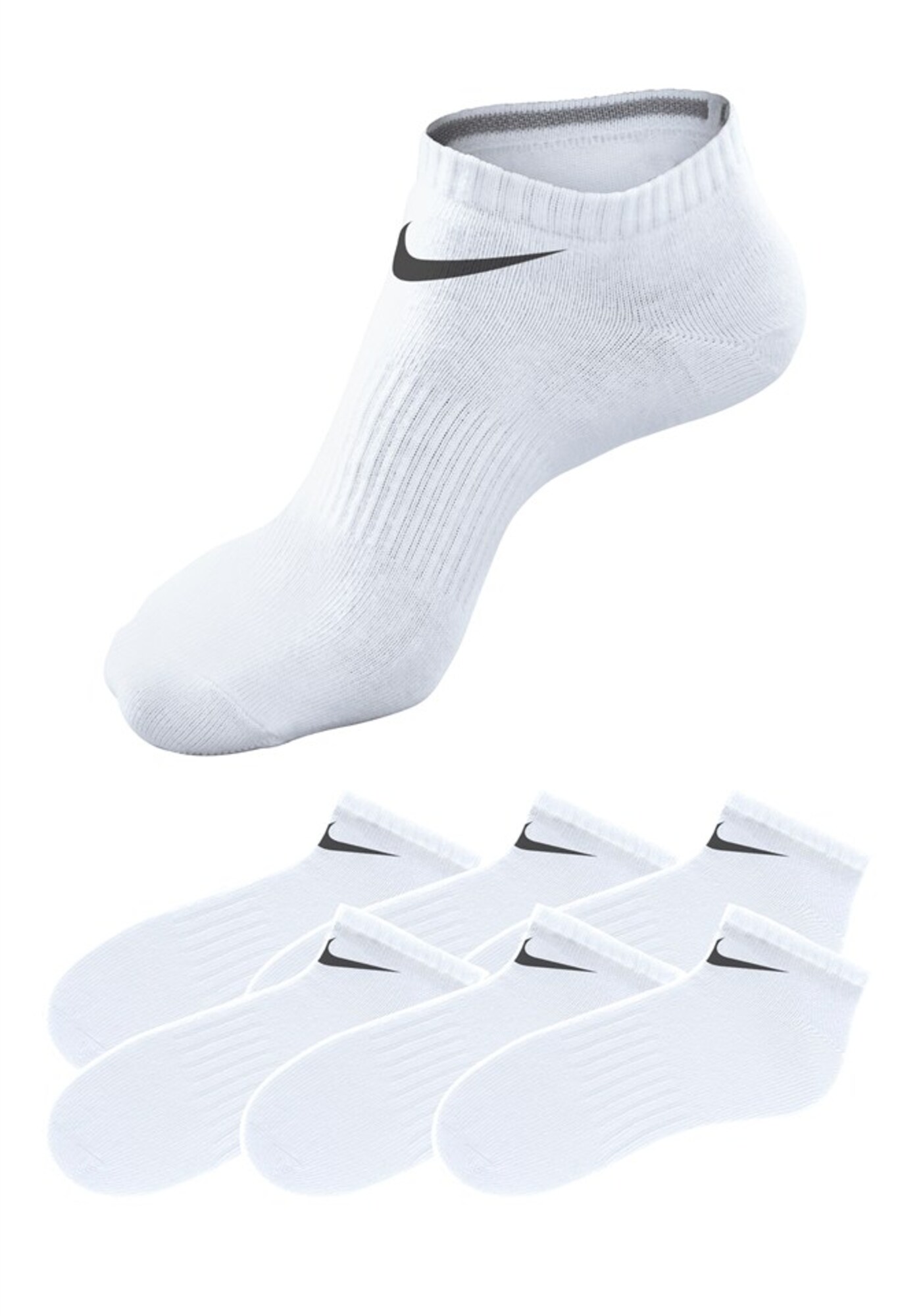 Nike Sportswear Sportinės kojinės  balta / juoda