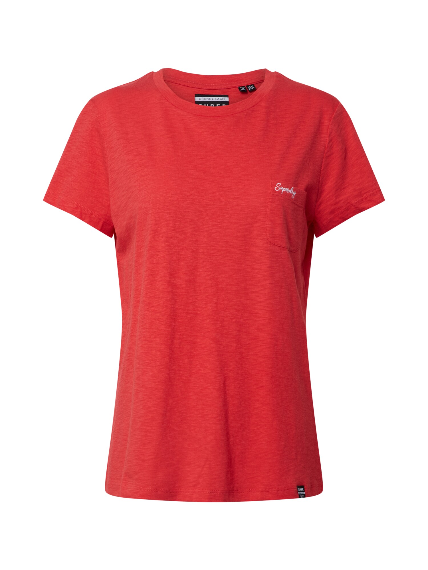 Superdry Marškinėliai 'ORANGE LABEL'  raudona