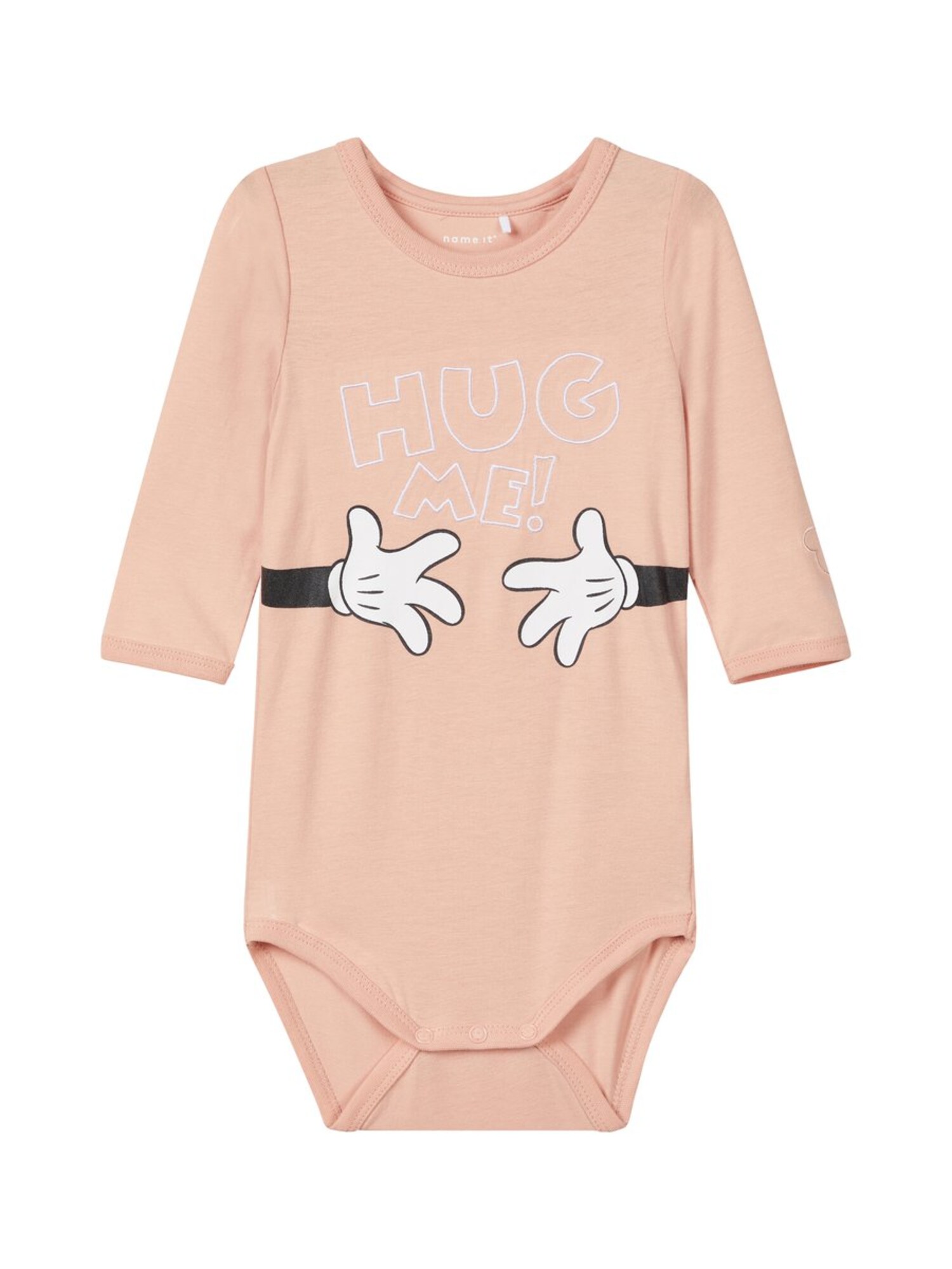 Name It Jongens Rompertjebody Perzik Zwart Wit name it kopen in de aanbieding