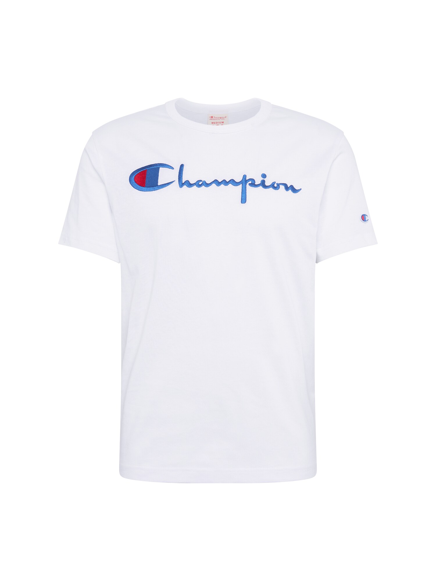 Champion Reverse Weave Marškinėliai  tamsiai mėlyna / balta