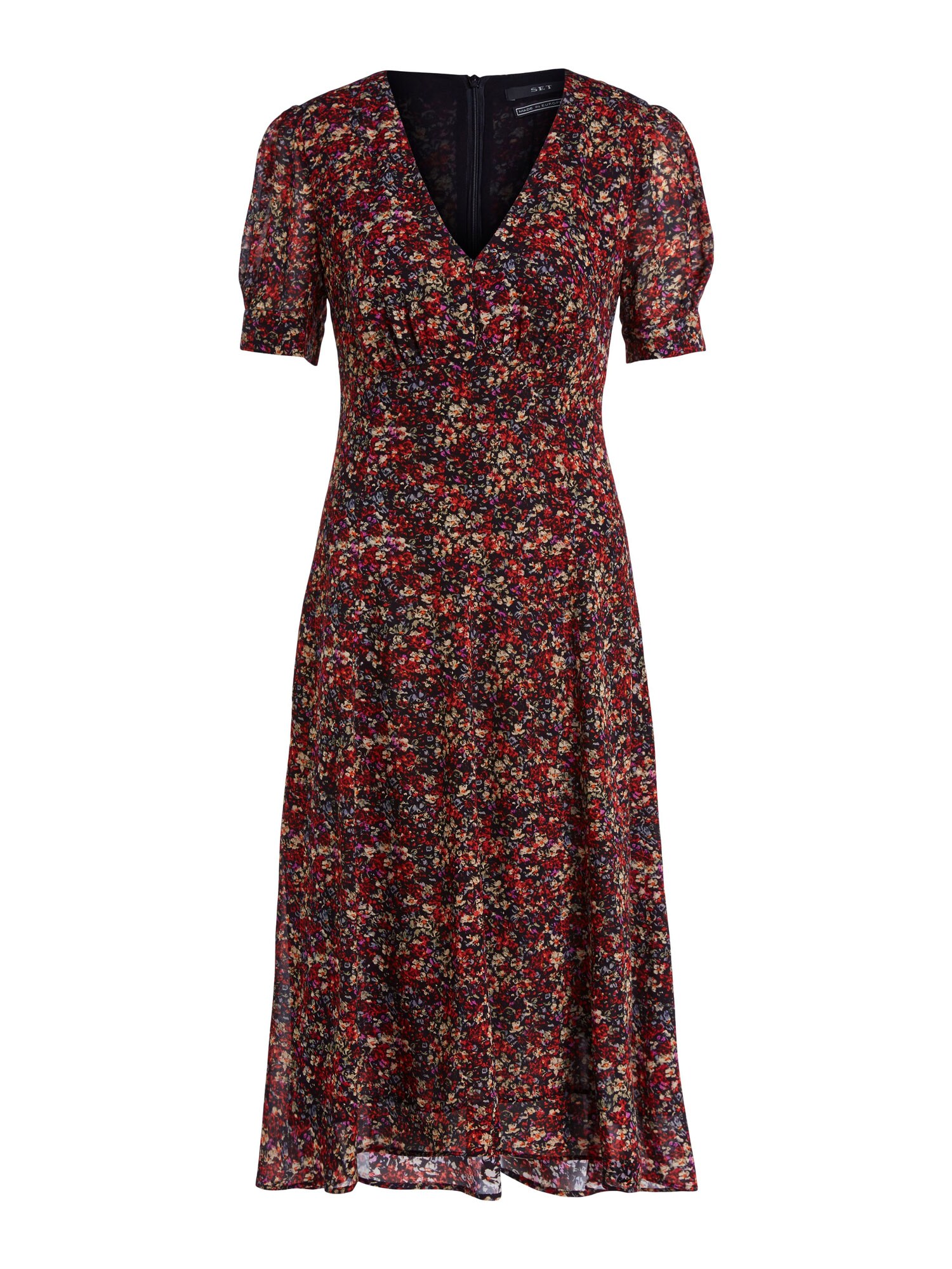 SET Vasarinė suknelė  raudona / mišrios spalvos