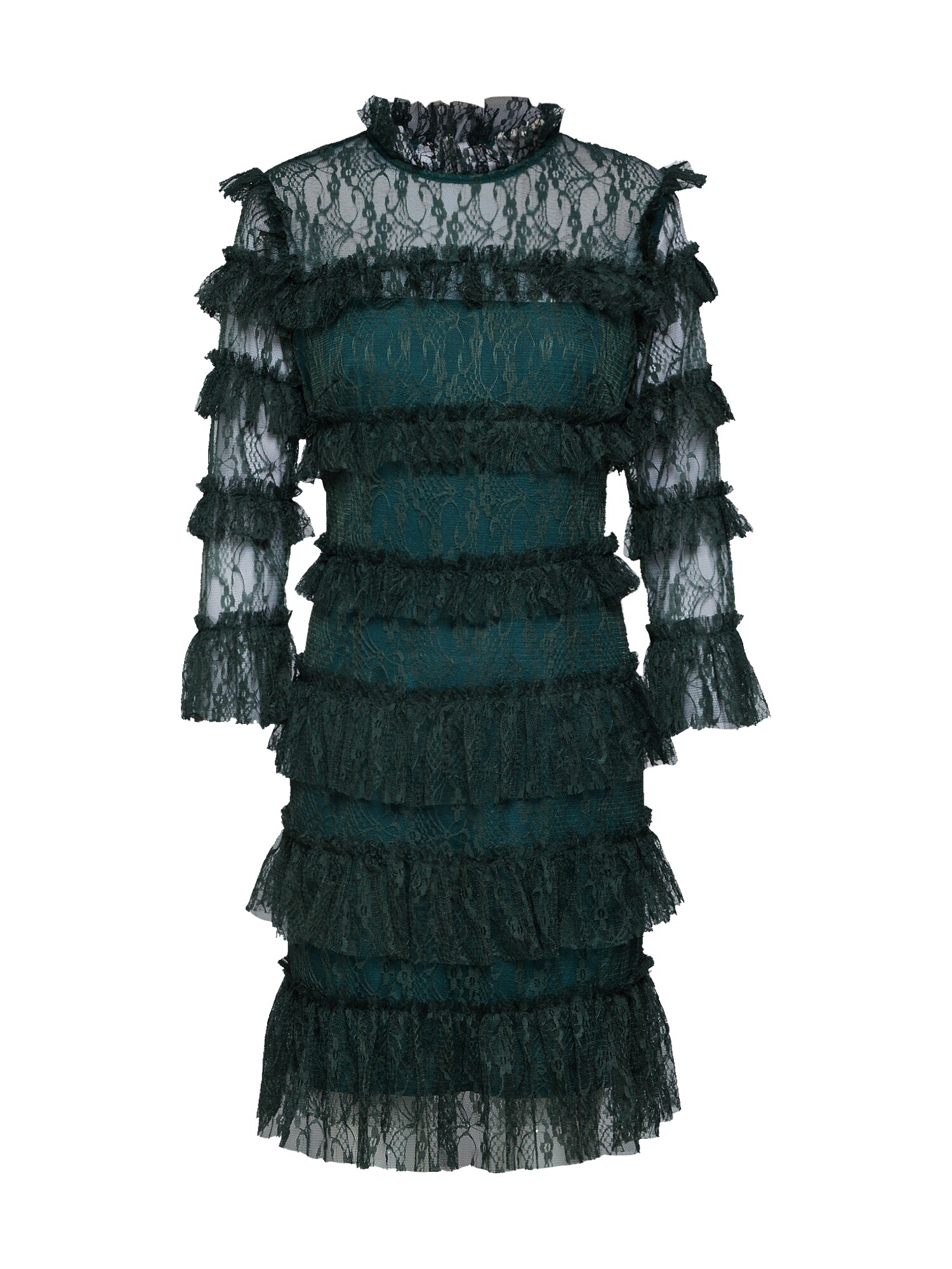 By Malina Dames Jurk Groen by malina kopen in de aanbieding