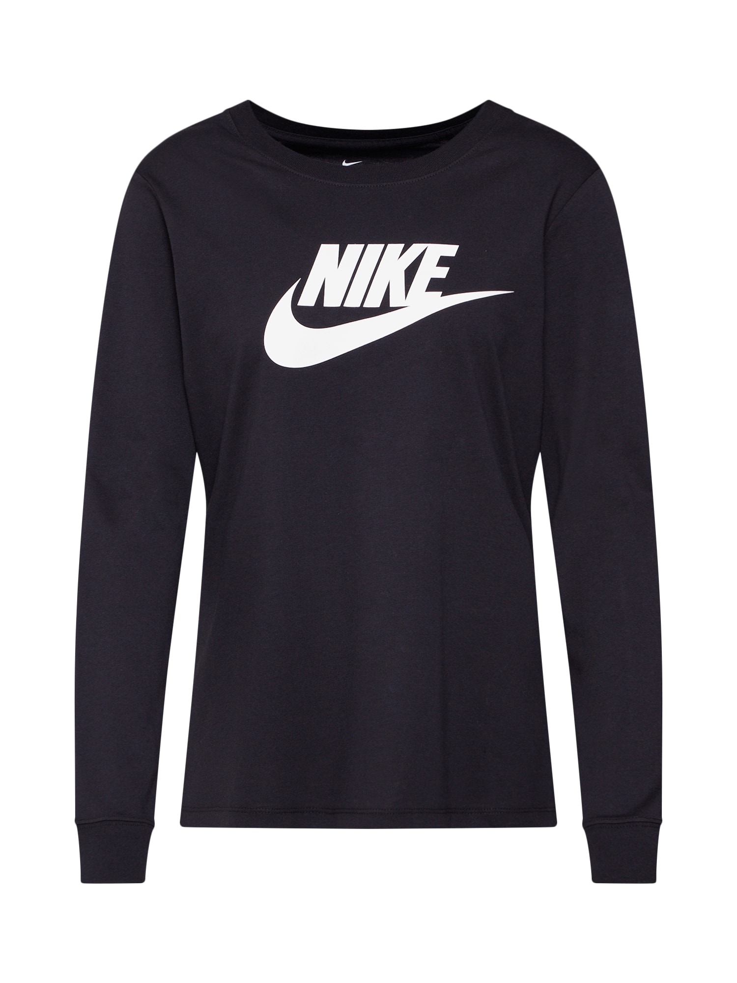 Nike Sportswear Marškinėliai 'Essential' juoda / balta