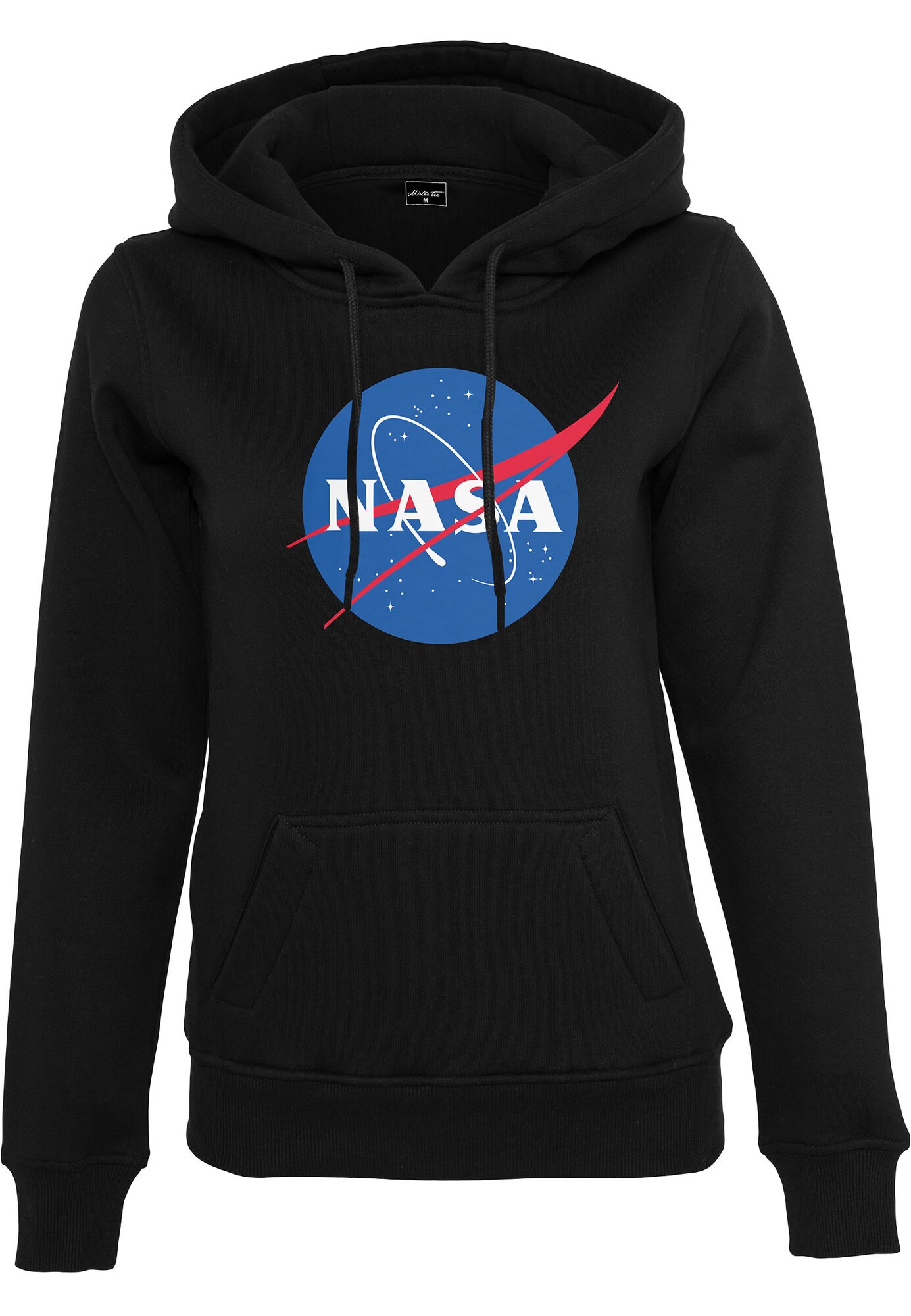 Mister Tee Curvy Sweatshirt 'Nasa'  preto / branco / azul