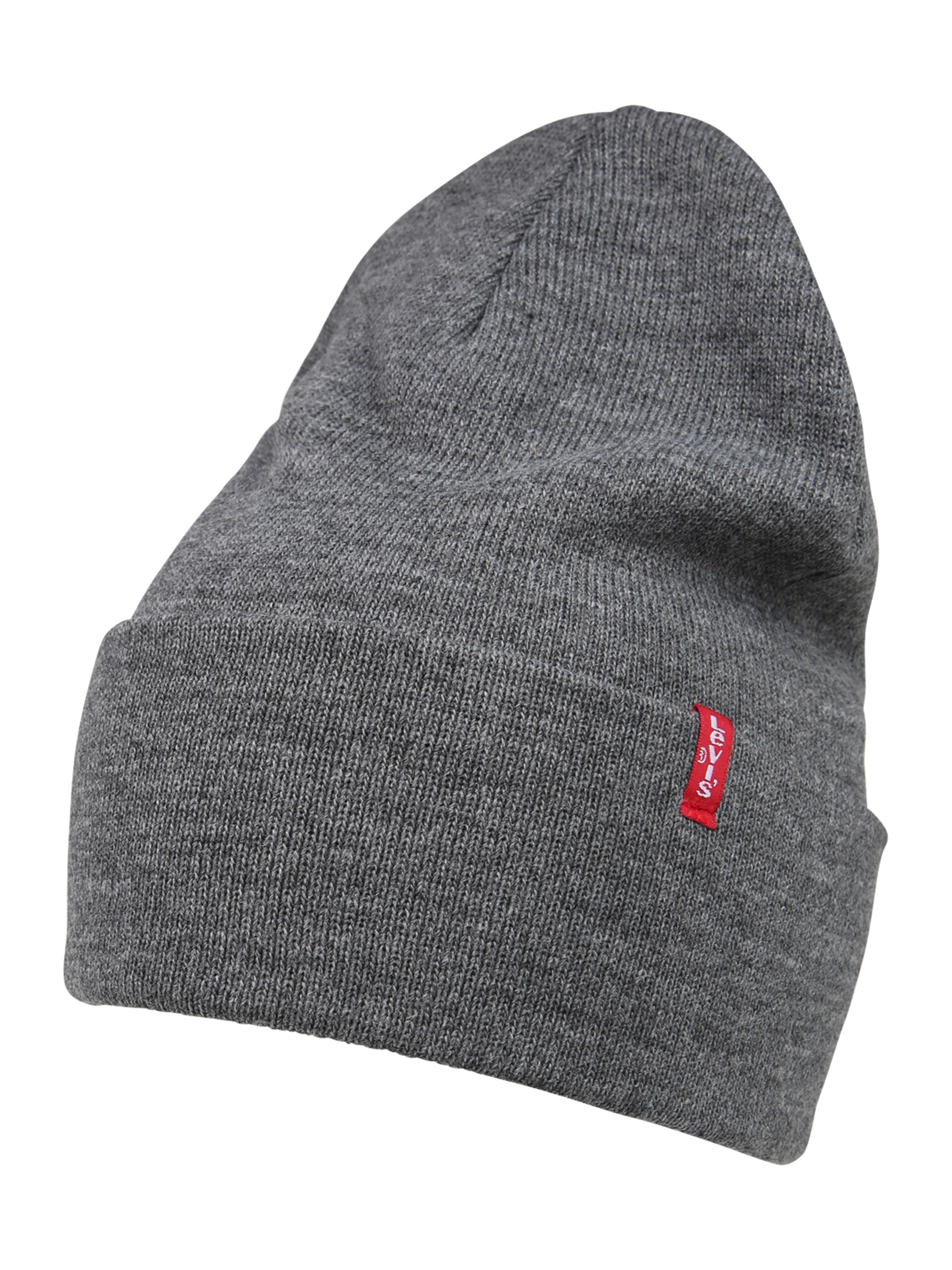 LEVIS ® cuff Beanie Slouchy Red Tab Beanie Regular Grey Cuff mössor herr – bild 2