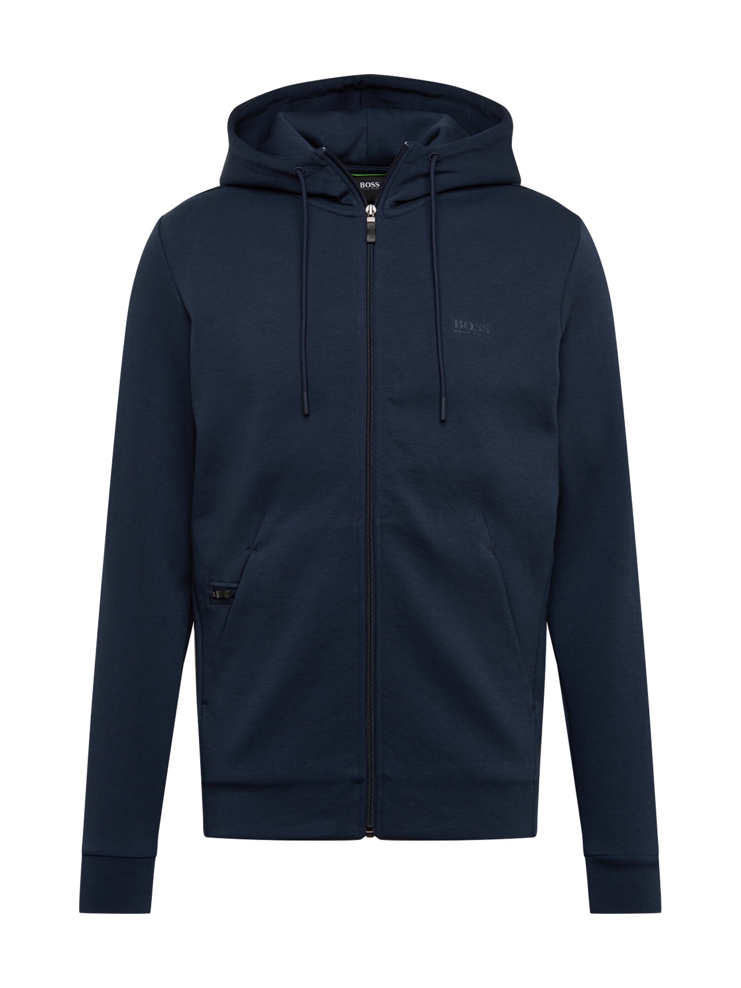 BOSS ATHLEISURE Megztinis be užsegimo 'Saggy X'  tamsiai mėlyna