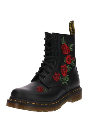 Dr. Martens Botines con cordones 'Vonda'  verde / rojo / negro