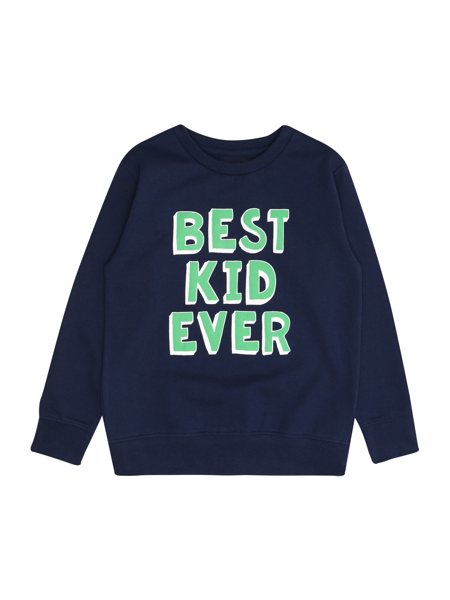 Staccato Jongens Sweatshirt Blauw Neongroen Wit staccato kopen in de aanbieding