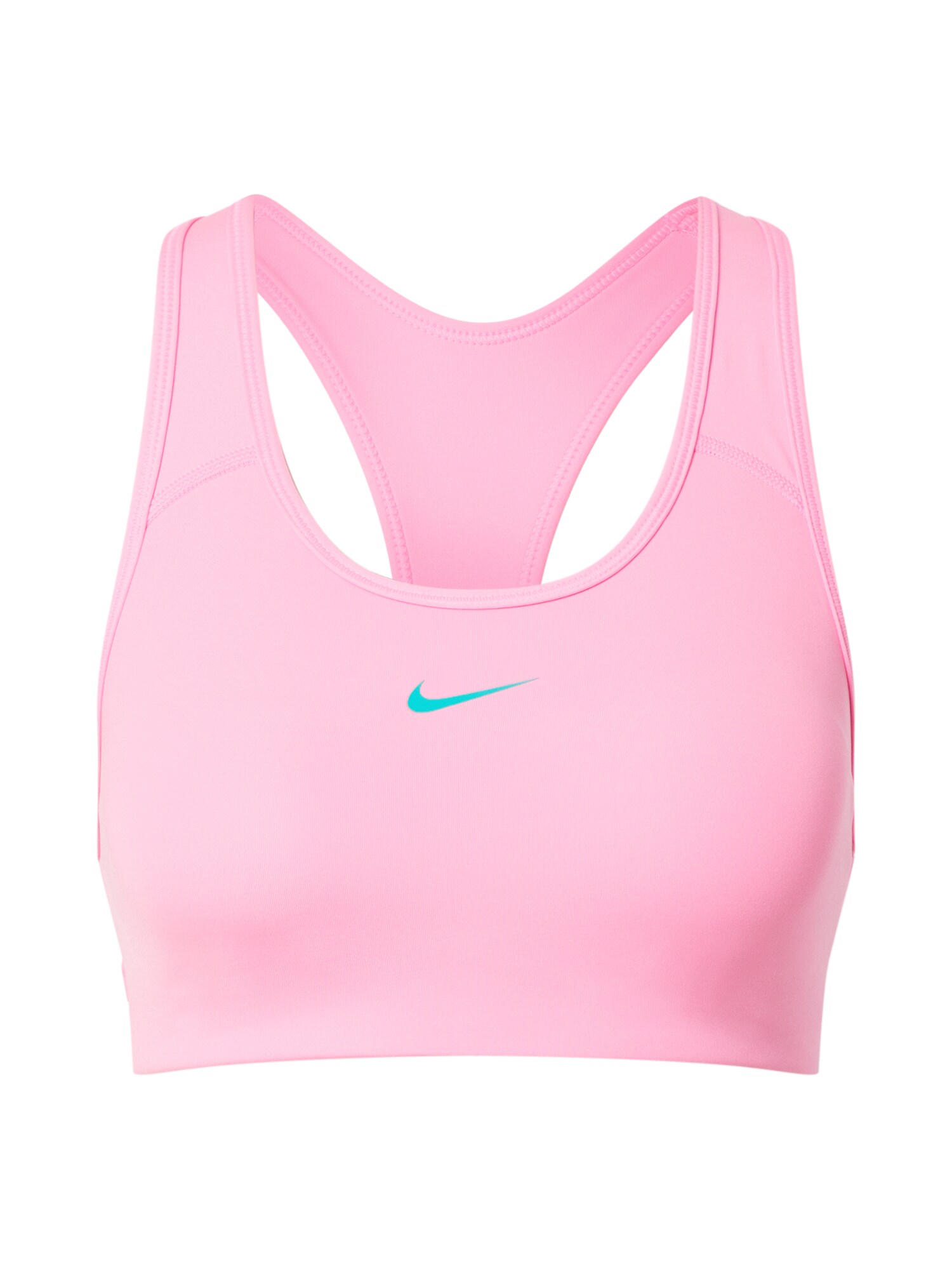 NIKE Sportinė liemenėlė  ryškiai rožinė spalva / nefrito spalva