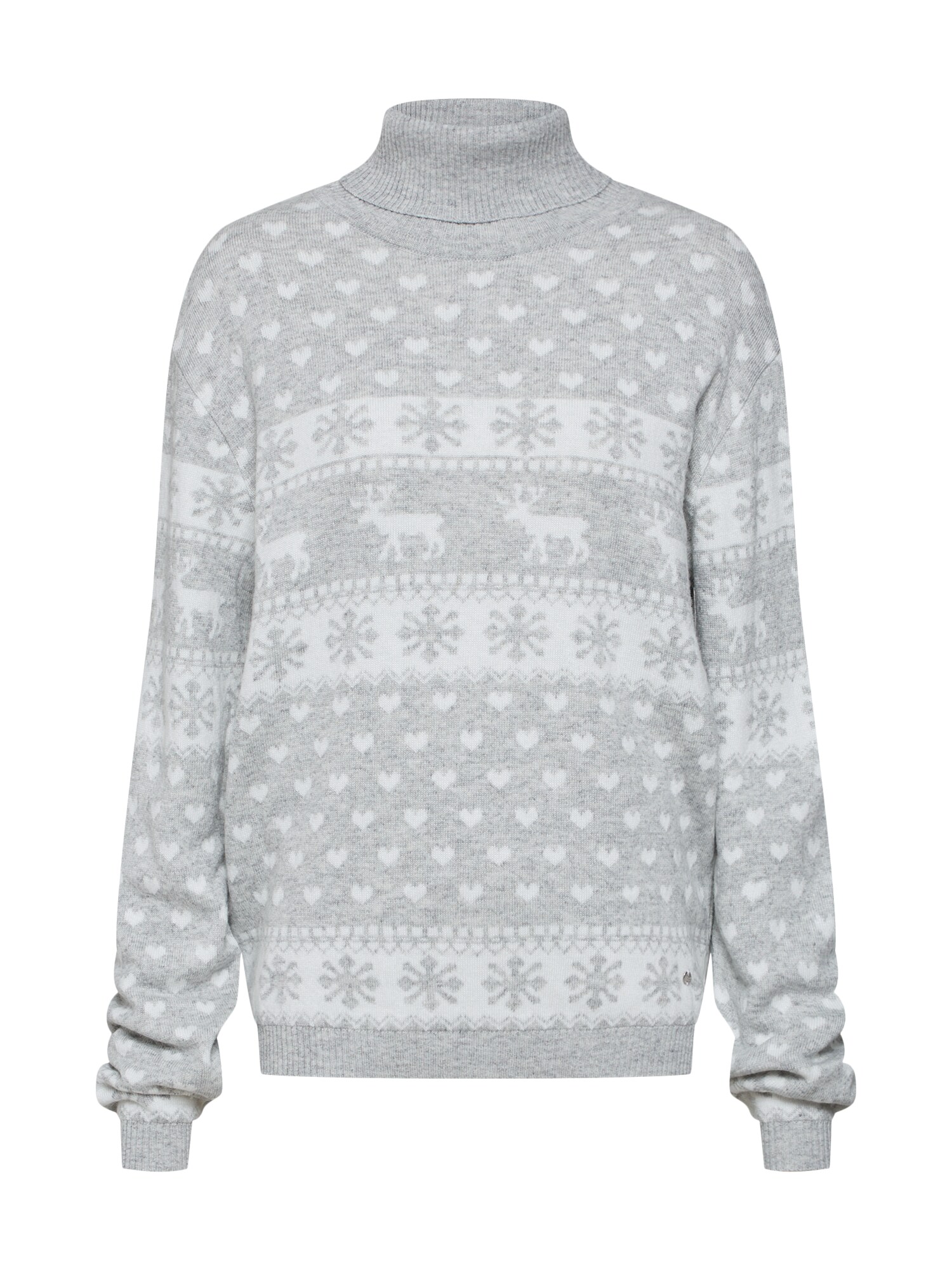 Leger By Lena Gercke Dames Trui Marit Grijs Wit leger by lena gercke kopen in de aanbieding