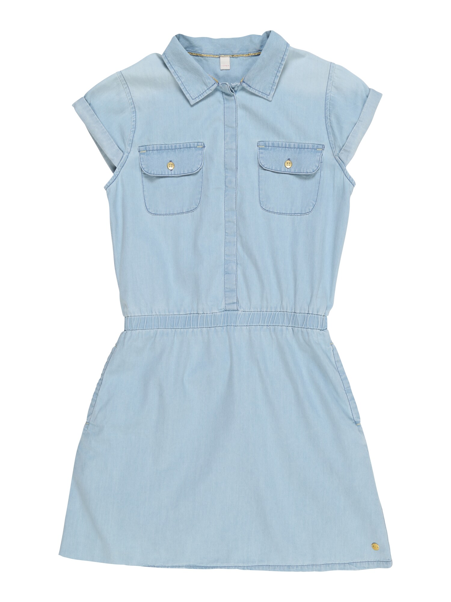 Esprit Meisjes Jurk Blauw Denim esprit kopen in de aanbieding