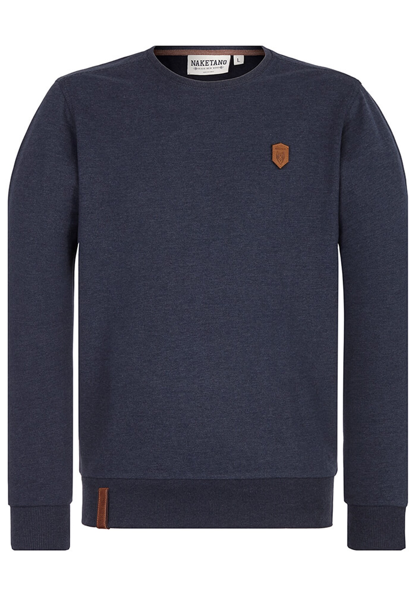 Naketano Heren Sweatshirt La Posta Di Falcone Donkerblauw naketano kopen in de aanbieding