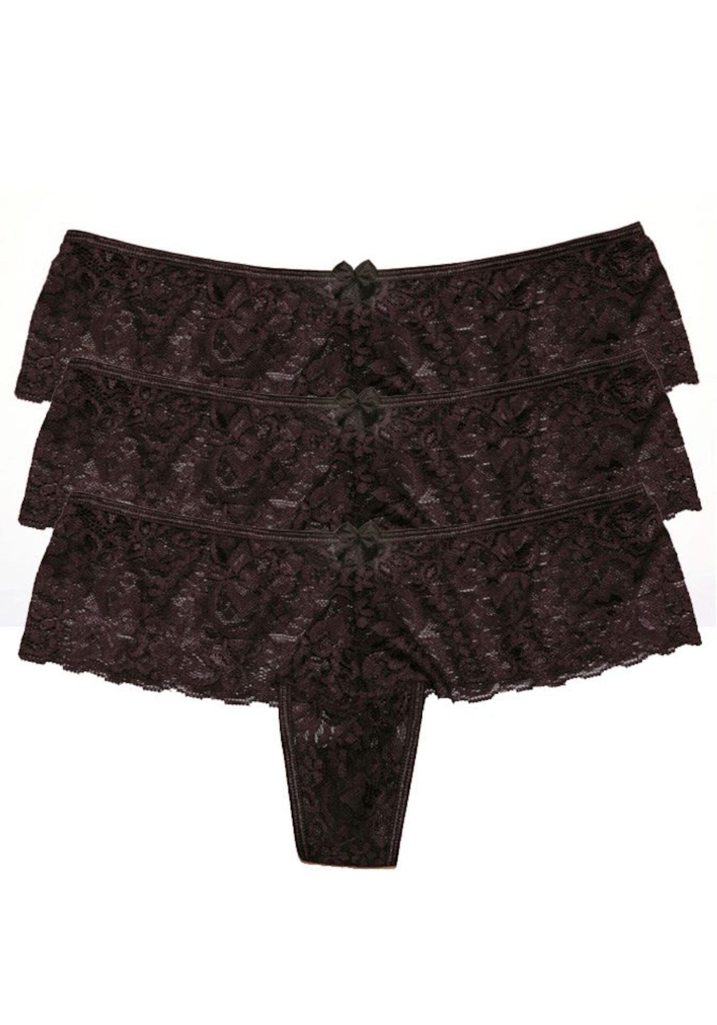 LASCANA Tanga  negru