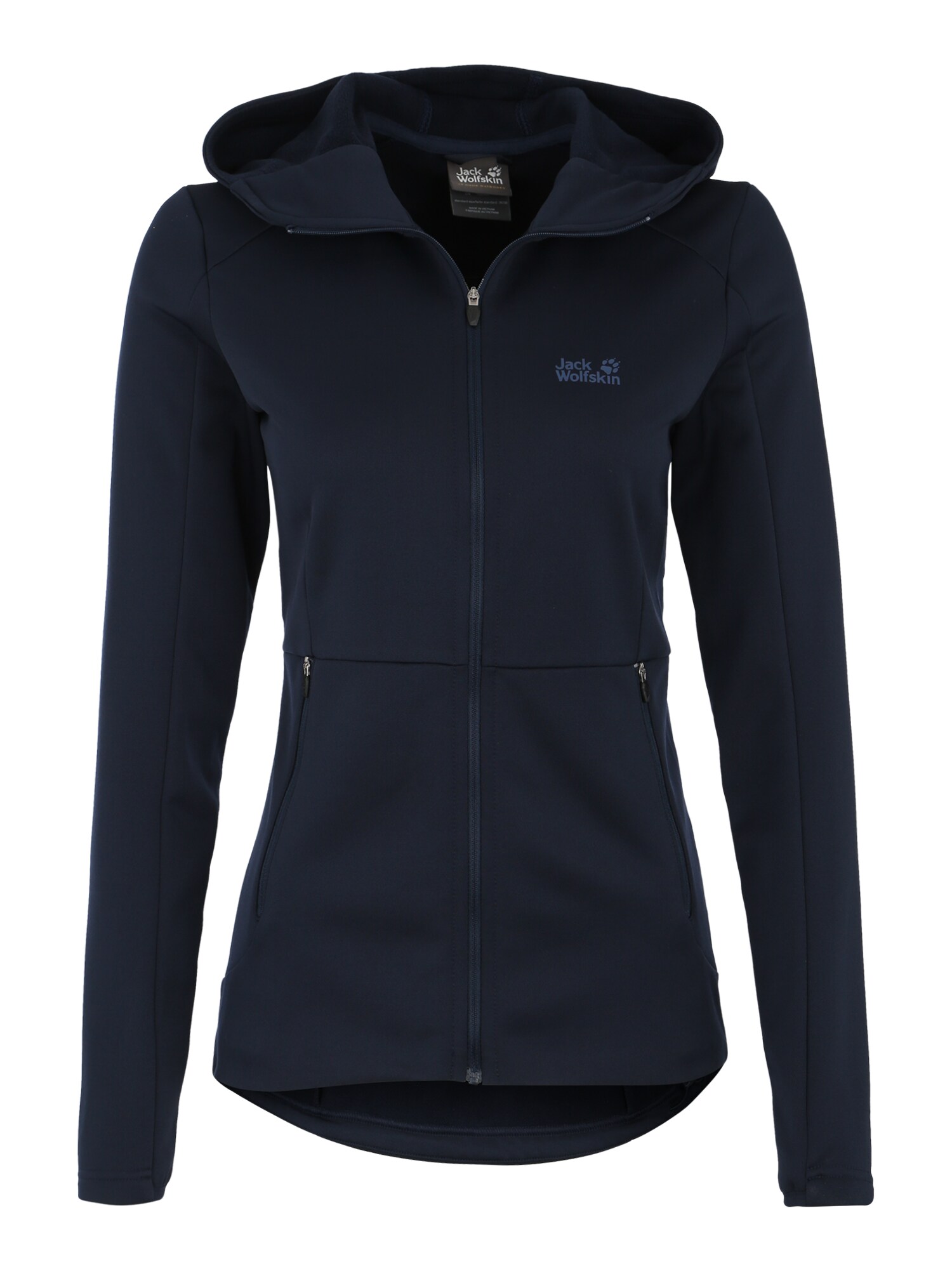 Jack Wolfskin Dames Sportjas Kiewa Nachtblauw jack wolfskin kopen in de aanbieding