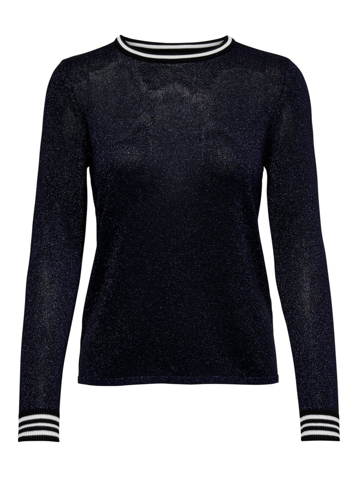 Only Dames Trui Kobaltblauw Wit only kopen in de aanbieding