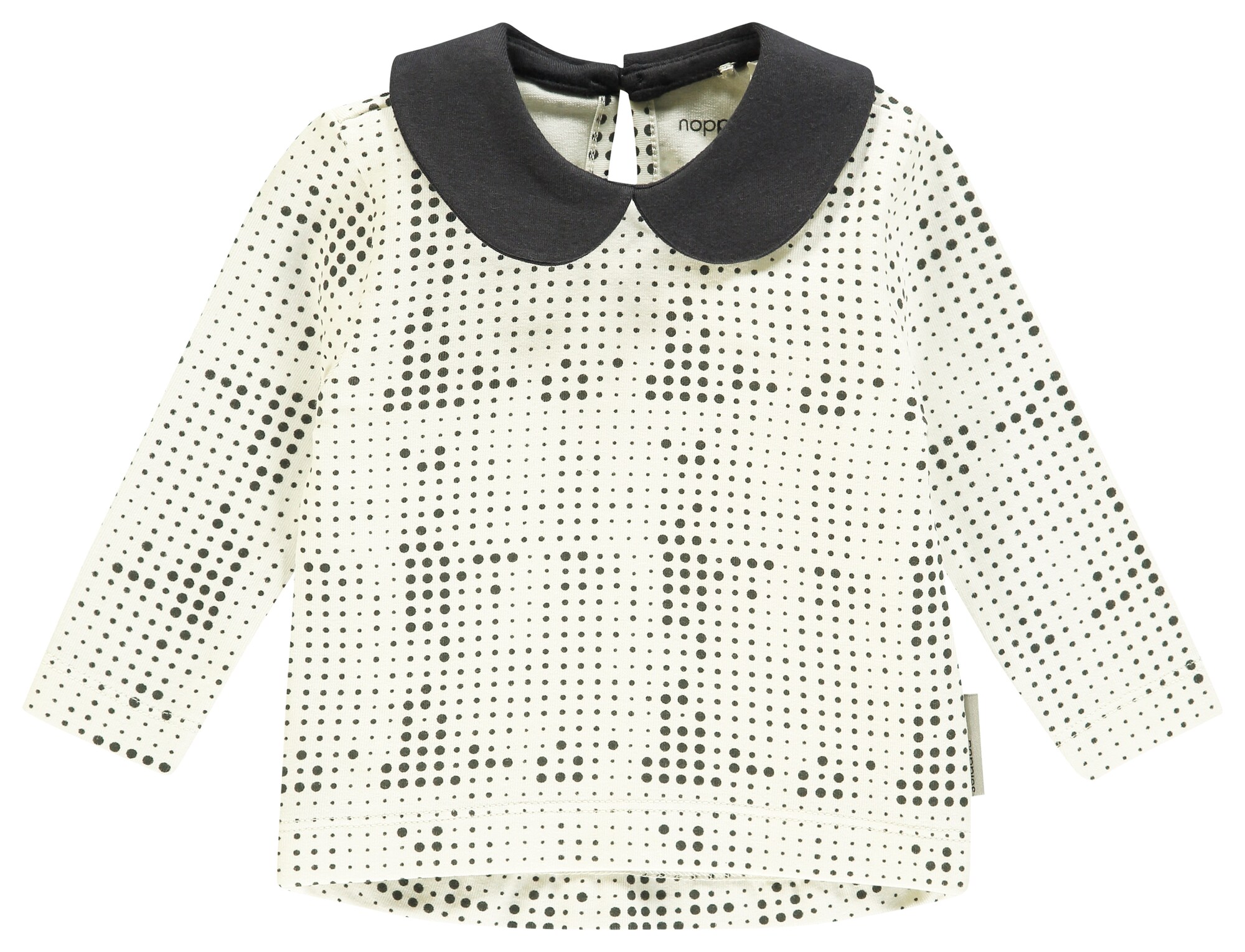 Noppies Meisjes Shirt Wilma Zwart Parelwit noppies kopen in de aanbieding