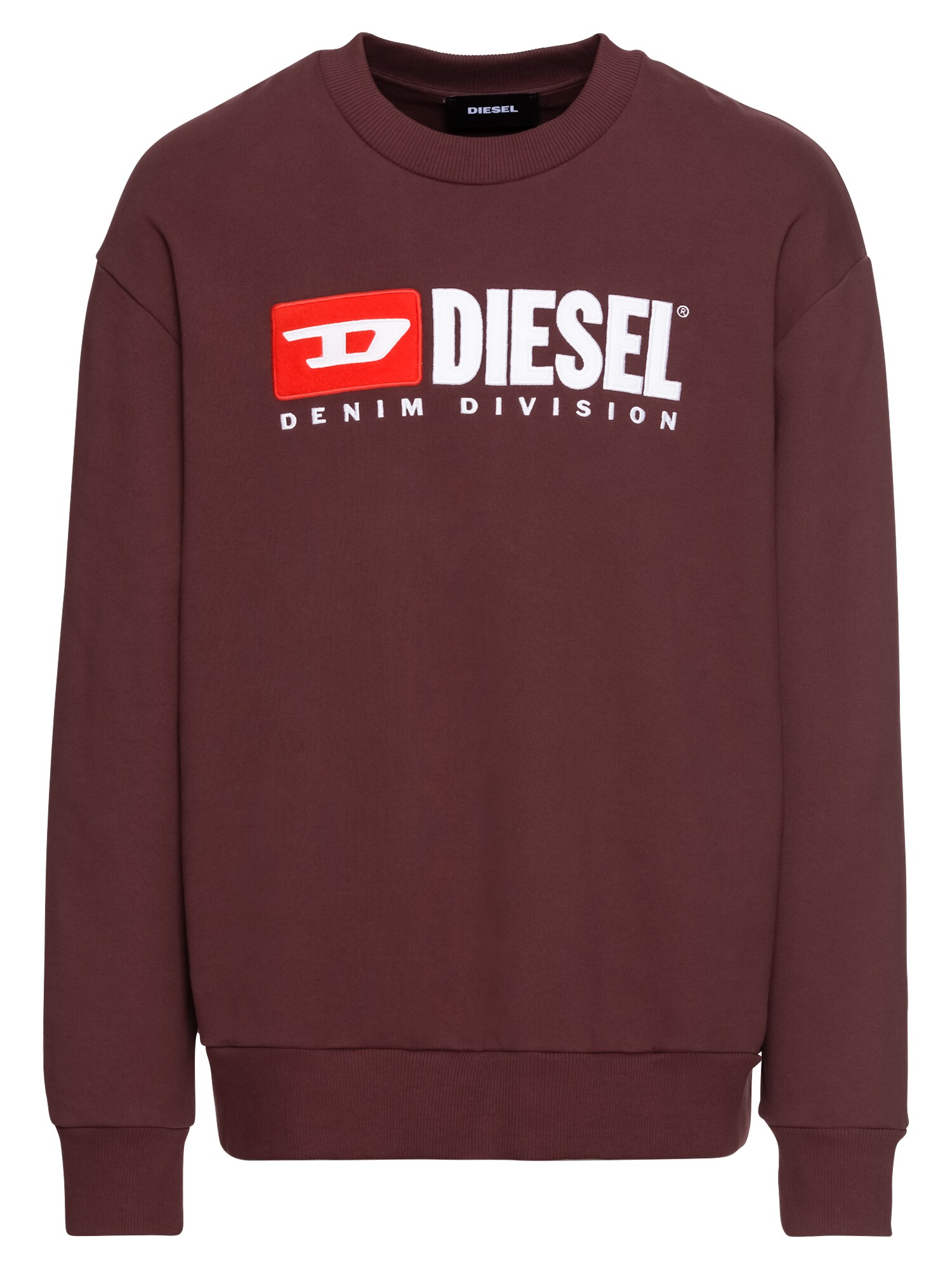 Diesel Dames Sweatshirt Bourgogne diesel kopen in de aanbieding