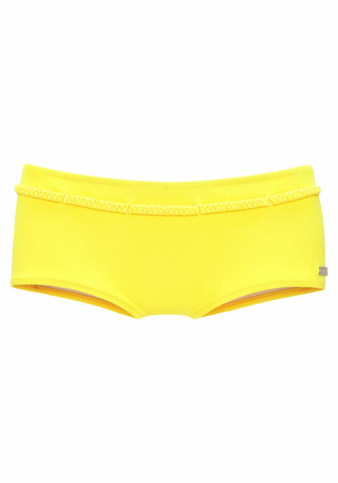 BUFFALO Долнище на бански тип бикини 'Happy'  лимоненожълто