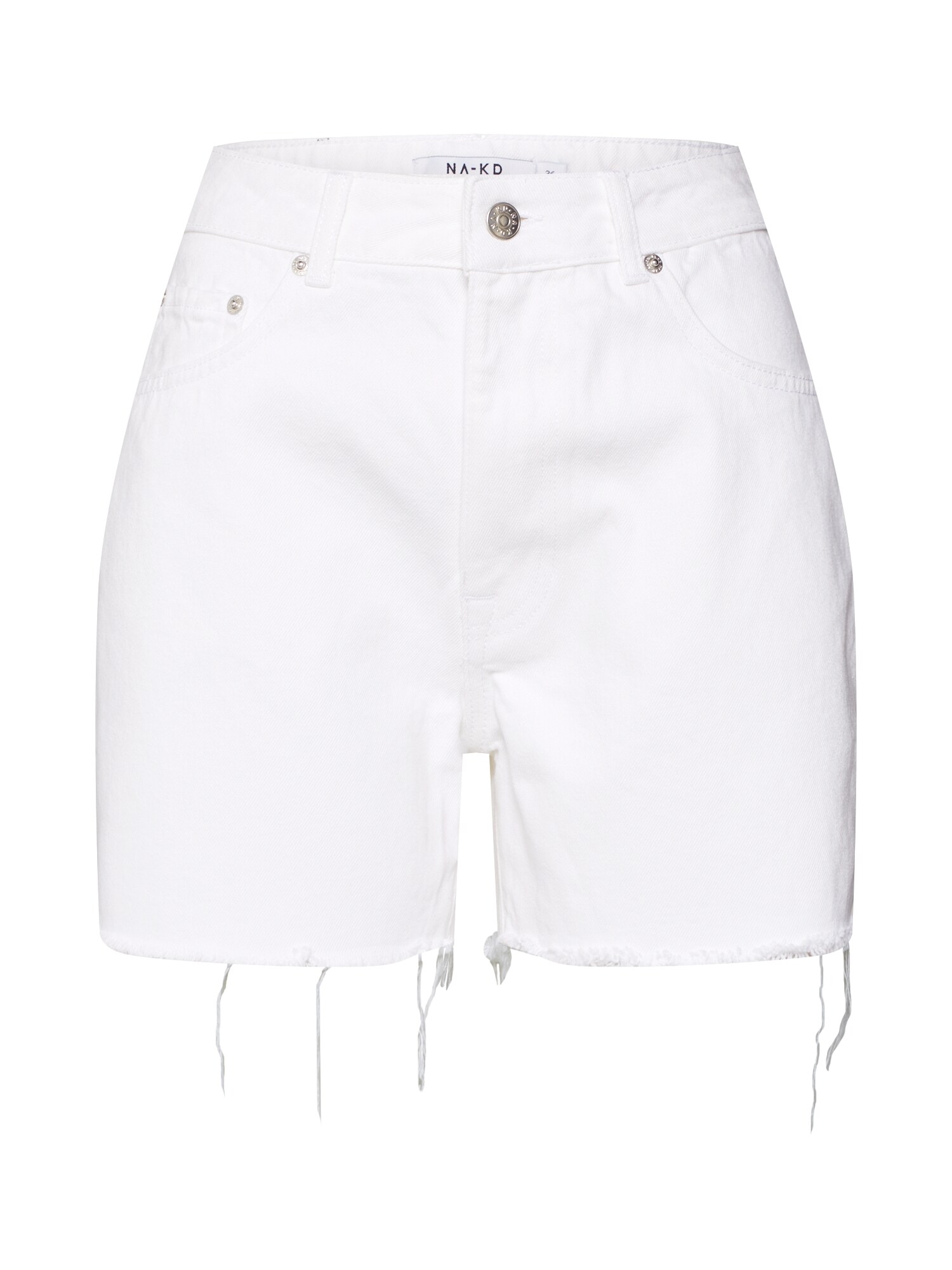 Na-Kd Na Kd Dames Jeans Wit na-kd kopen in de aanbieding