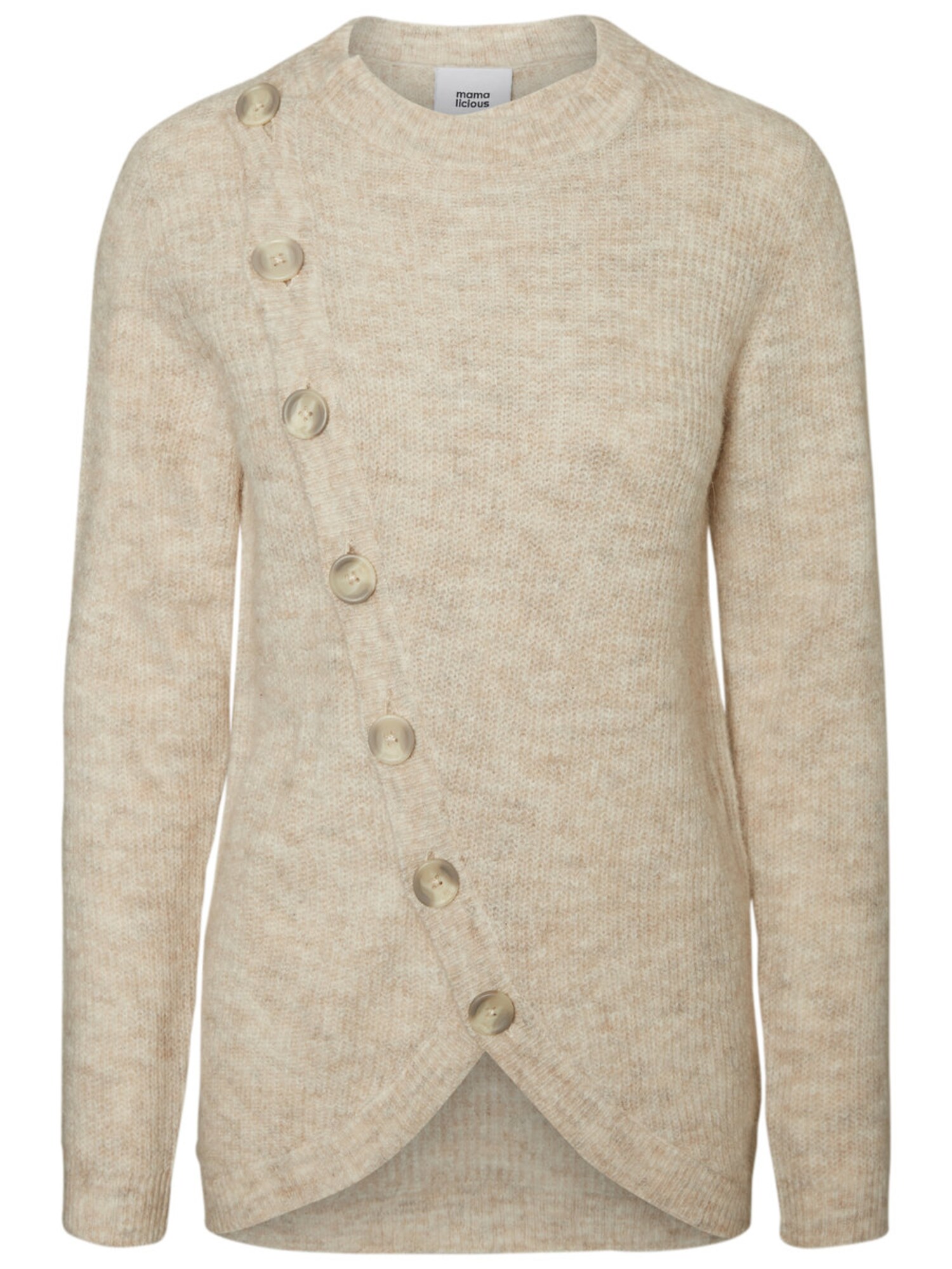 Mamalicious Dames Trui Beige mamalicious kopen in de aanbieding
