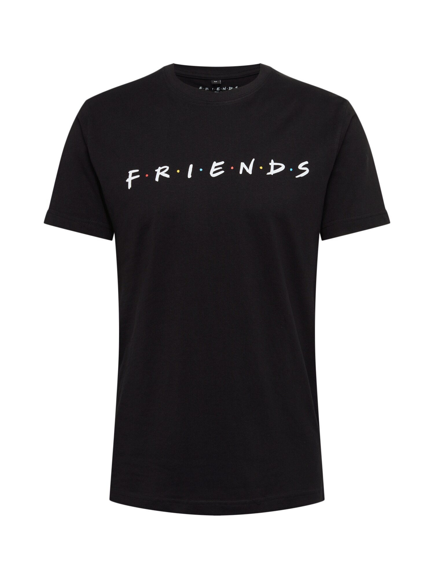 Mister Tee Marškinėliai 'Friends'  juoda / balta