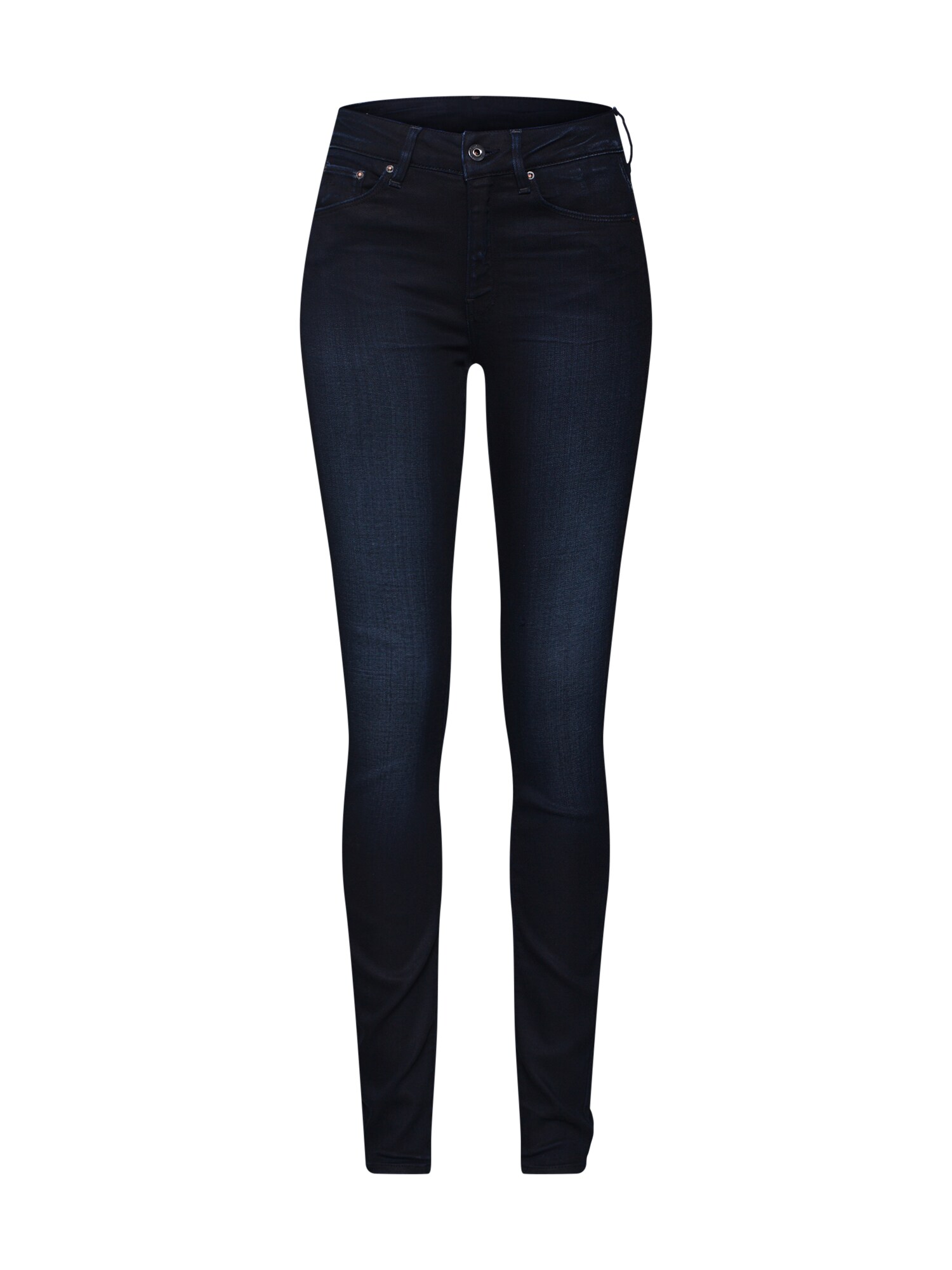 G-Star RAW Džinsai '3301 High Skinny Wmn'  tamsiai (džinso) mėlyna