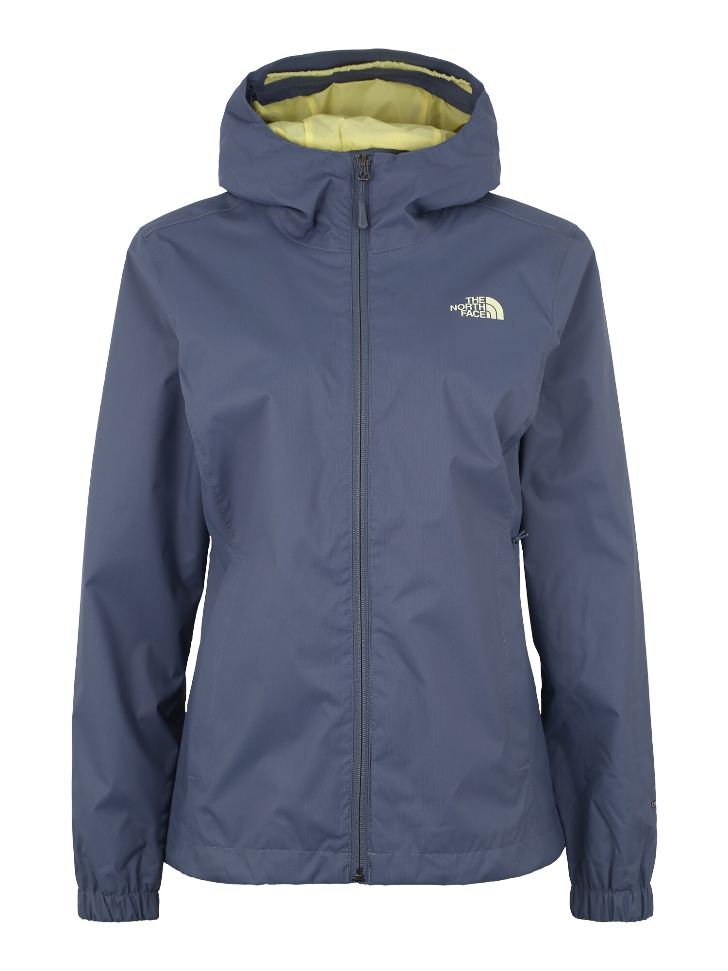 The North Face Dames Outdoorjas Quest Duifblauw Geel the north face kopen in de aanbieding