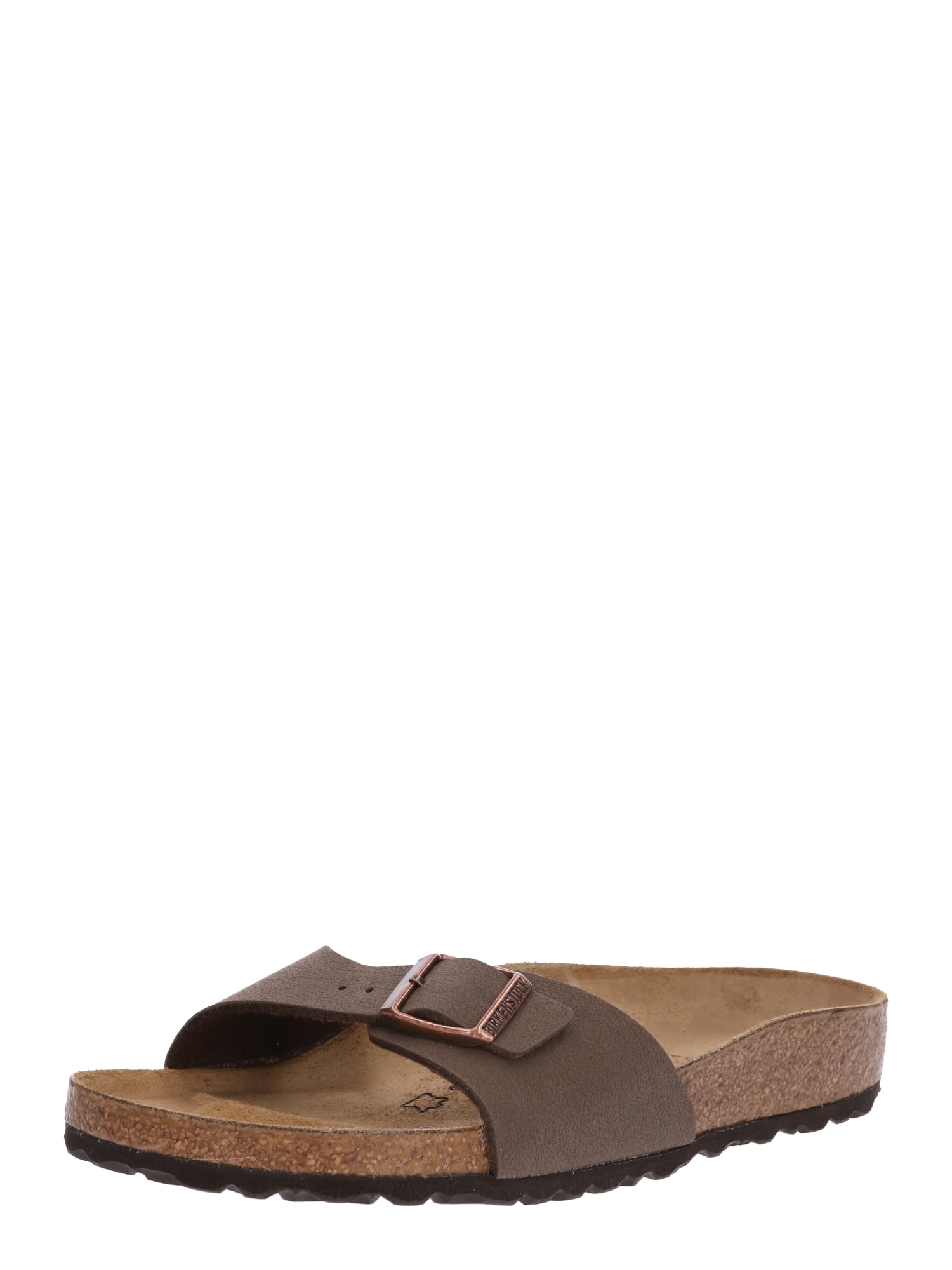 BIRKENSTOCK Šlepetės 'Madrid'  tamsiai ruda