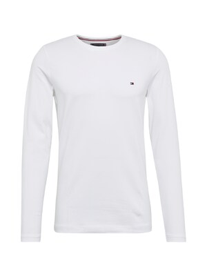 TOMMY HILFIGER Camiseta 'Long Sleeve Slim'  navy / rojo / blanco