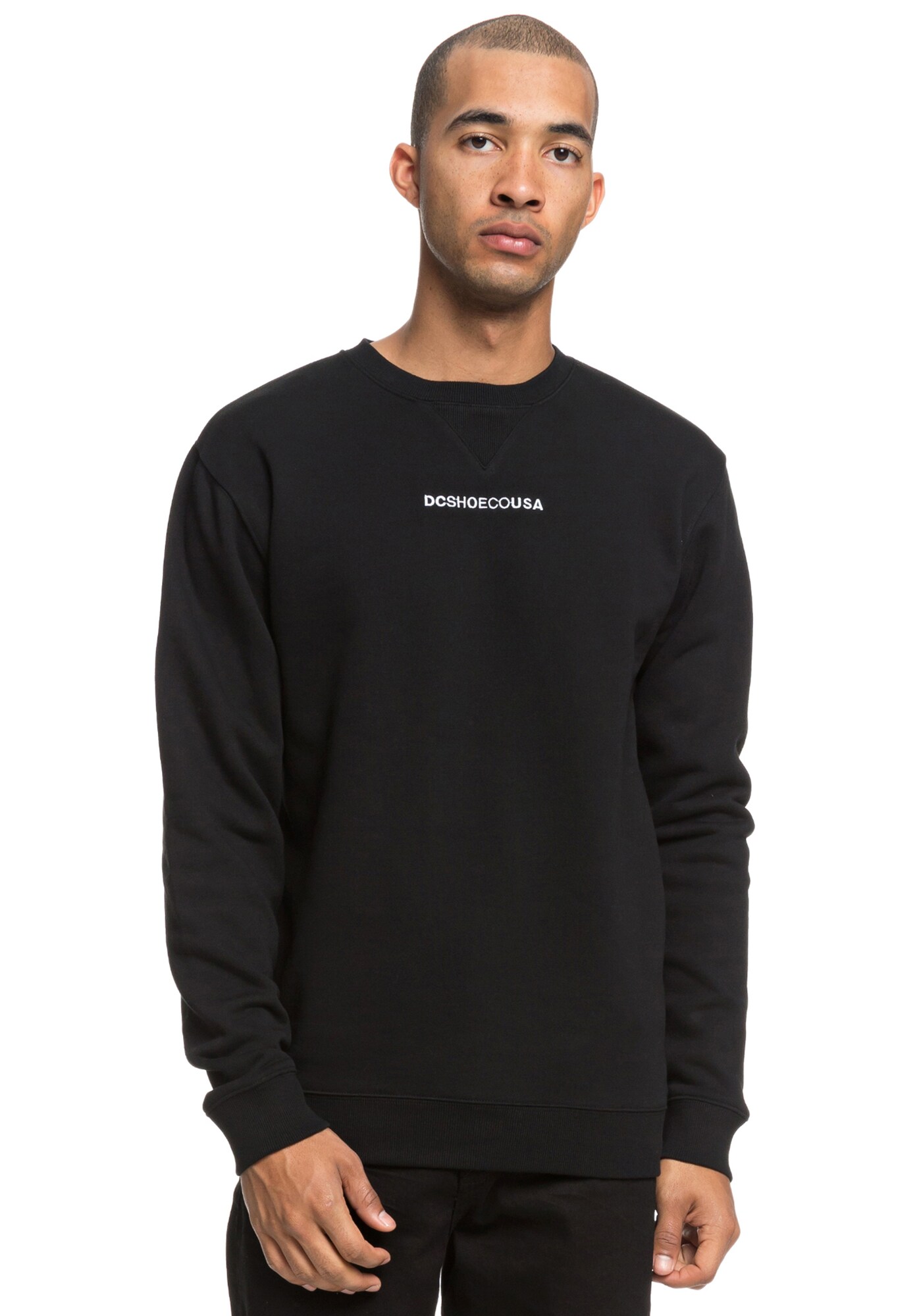 Dc Shoes Heren Sweatshirt Craigburn Crew2 Zwart dc shoes kopen in de aanbieding