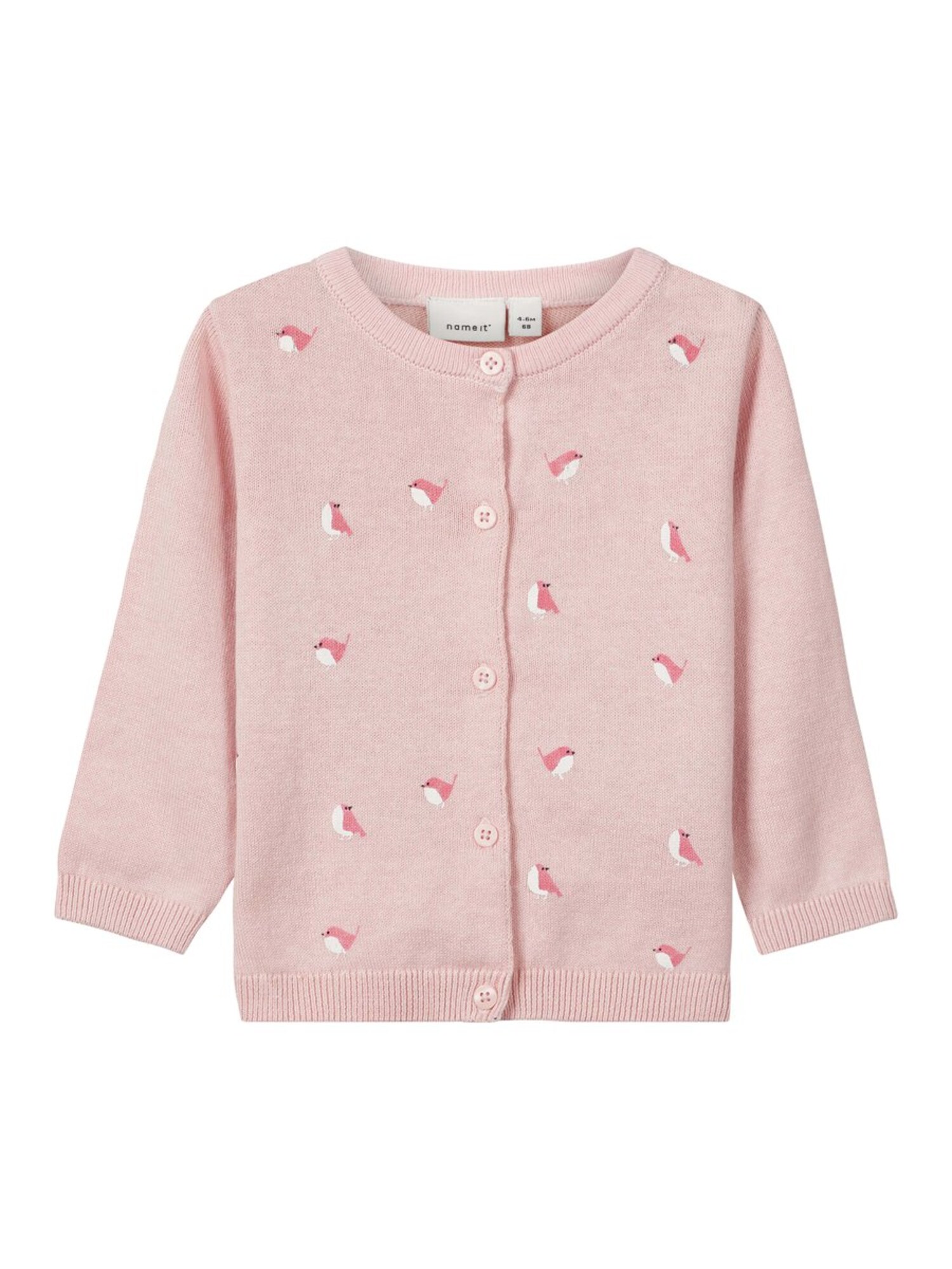 Name It Meisjes Gebreid Vest Lichtroze name it kopen in de aanbieding