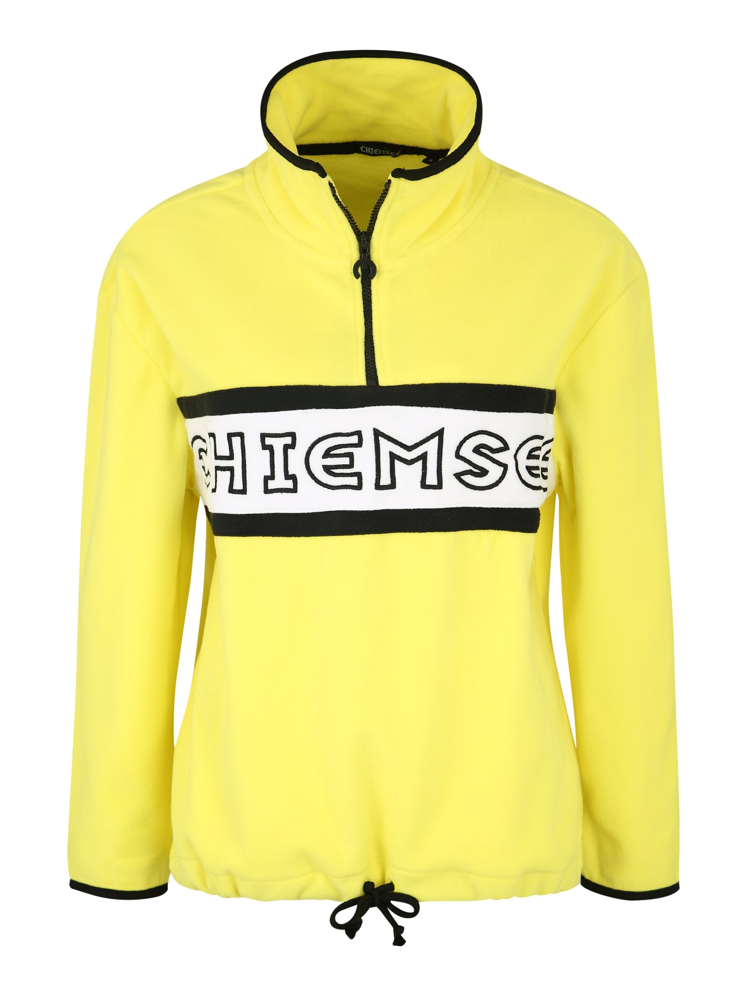 CHIEMSEE Sportinis megztinis geltona / juoda / balta